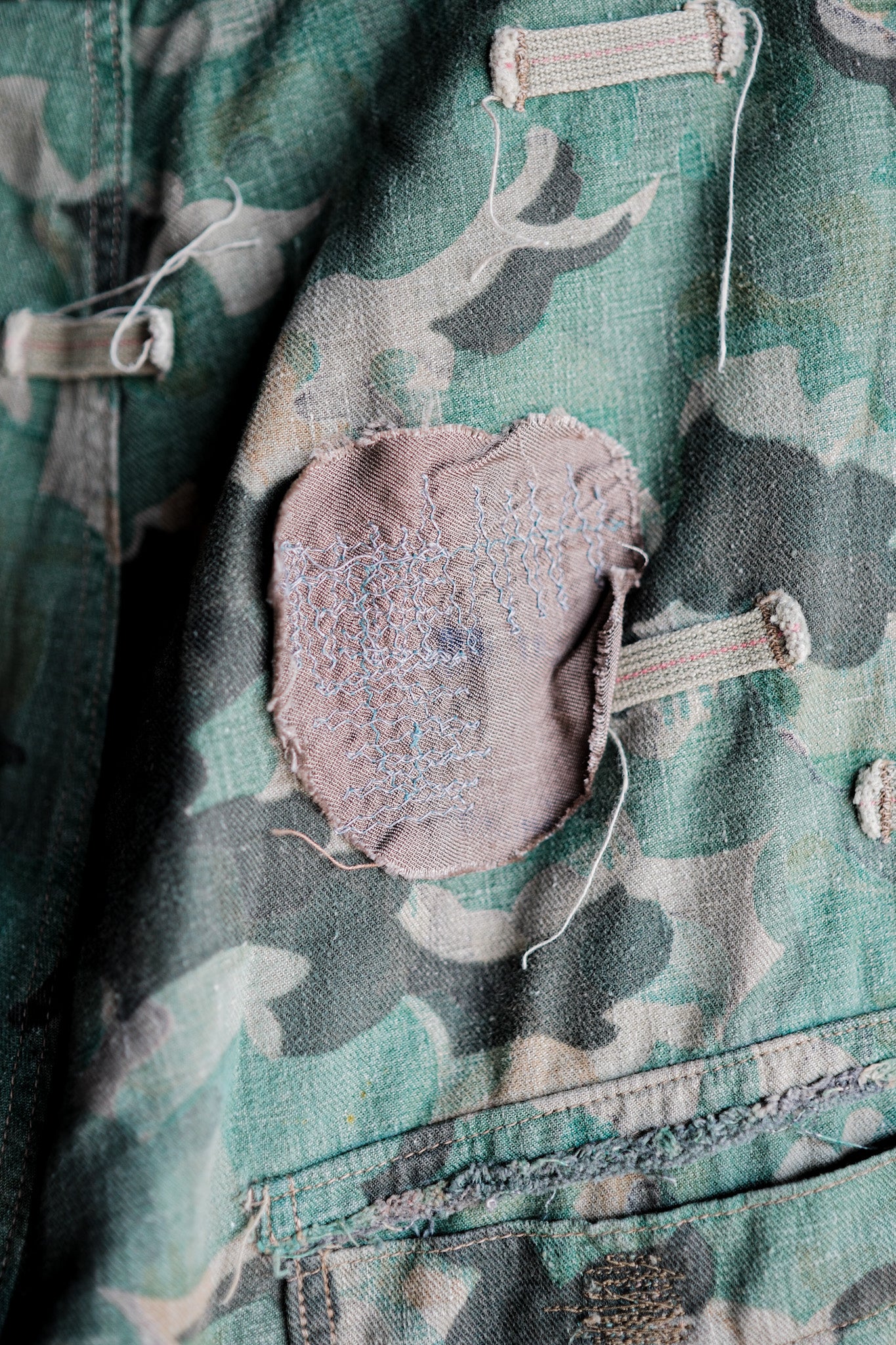 【~50's】Czechoslovakian Army Dubaky Camouflage Reversible Trousers