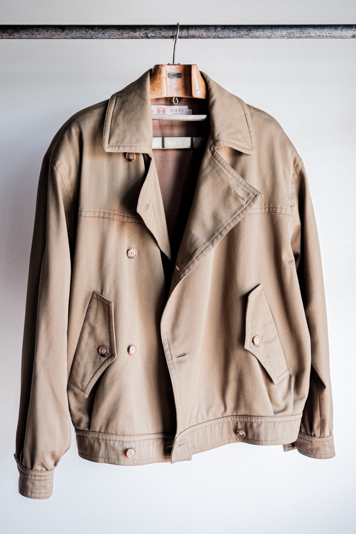 【~80’s】Old LOEWE Cotton Blouson Size.52