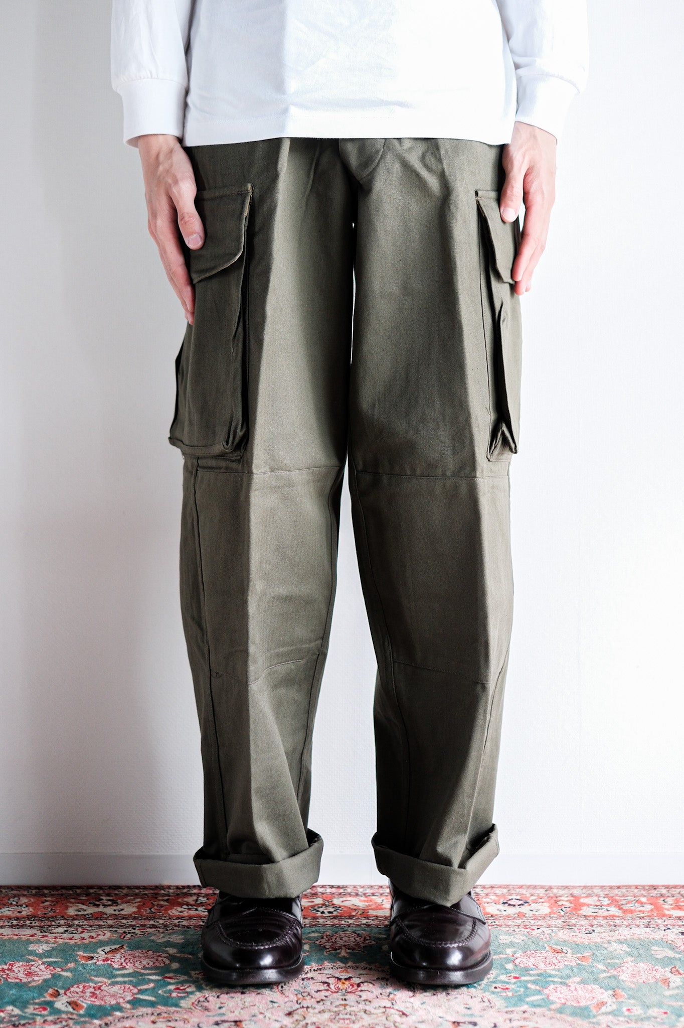 【~60's】French Army M47 Field Trousers Size.21 "Dead Stock"