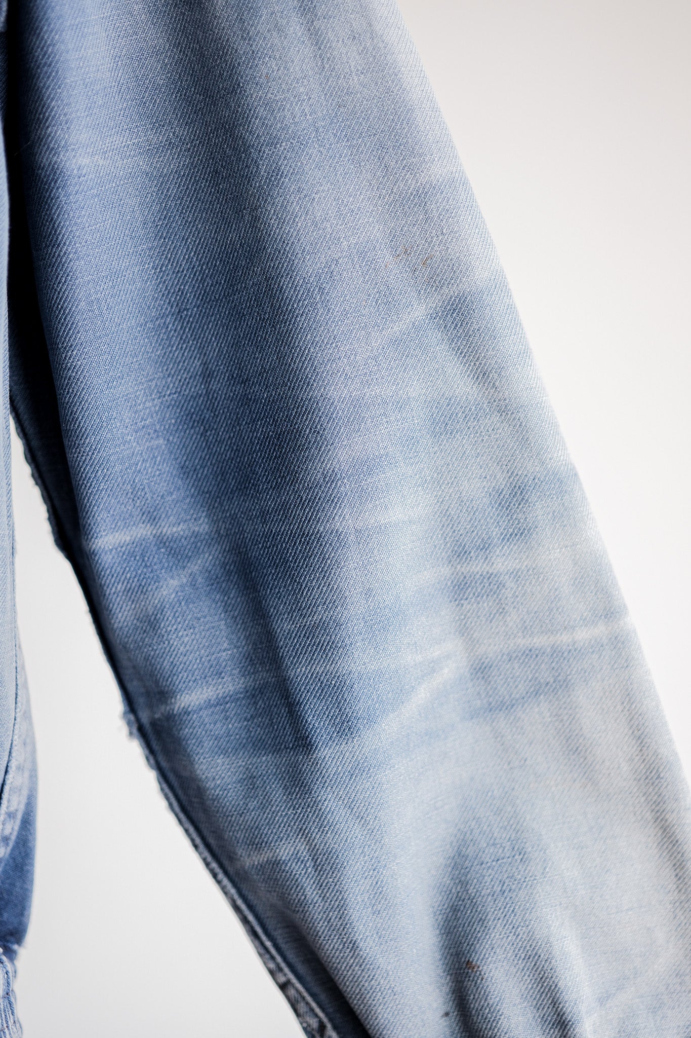 【~50’s】French Vintage Blue Cotton Twill Cyclist Jacket "Adolphe Lafont"