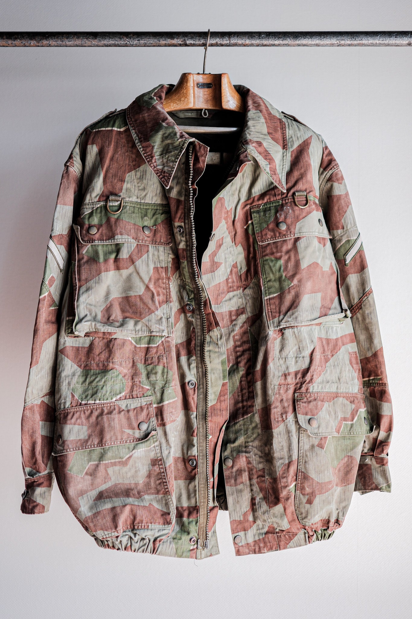 【~50's】German Army Splinter Camouflage Paratrooper Jacket