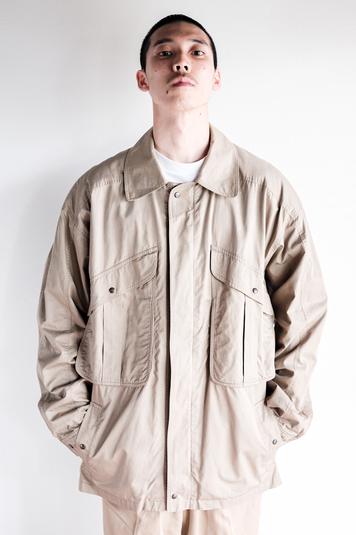 【~70’s】Old GUCCI Multi Pocket Cotton Jacket Size.52