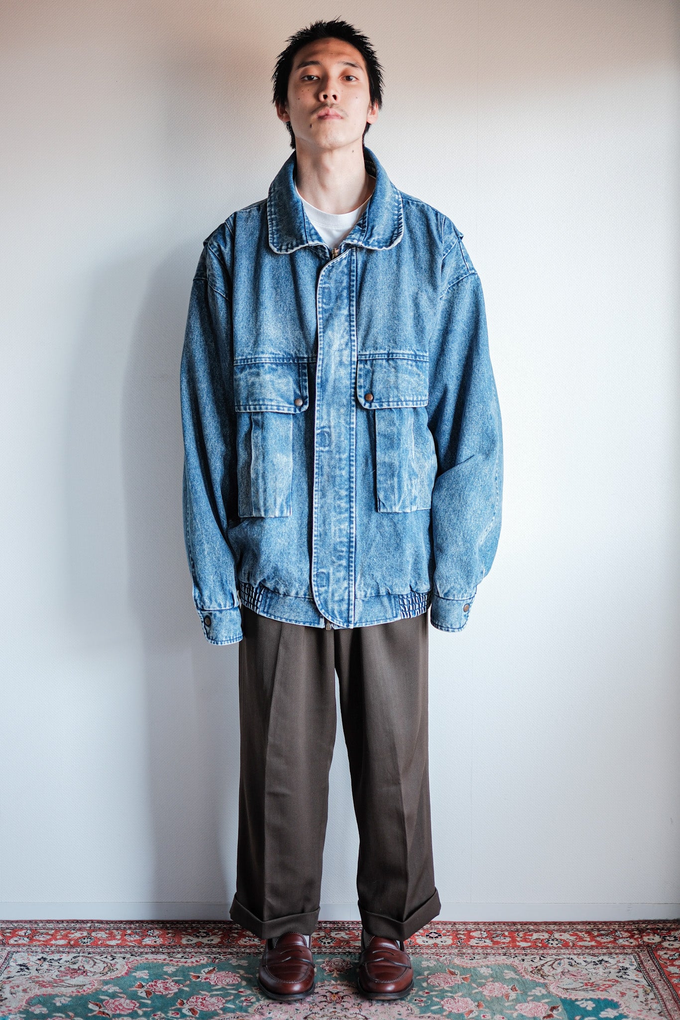 【~80's】Italian Vintage Denim Jacket