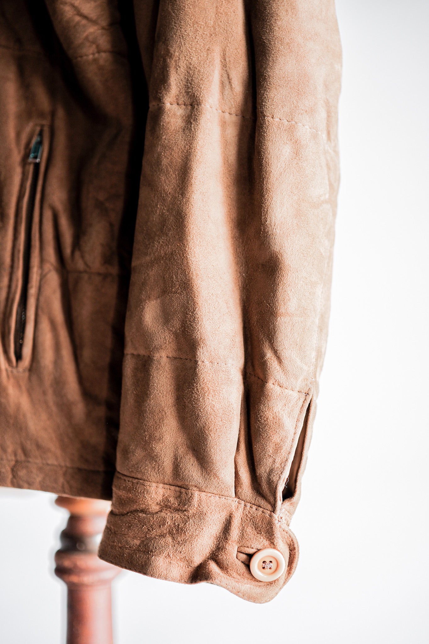 【~80's】Old GIORGIO ARMANI Suede Leather Jacket