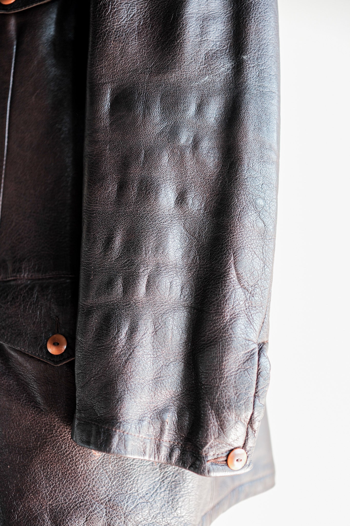 【~80’s】Old C.P.Company Leather Jacket Size.48