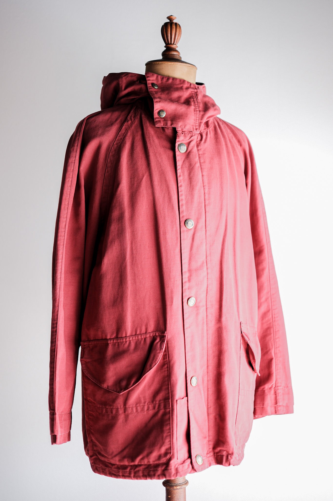 【~80’s】Old C.P.Company Garment Dyed Cotton Linen Parka Size.48
