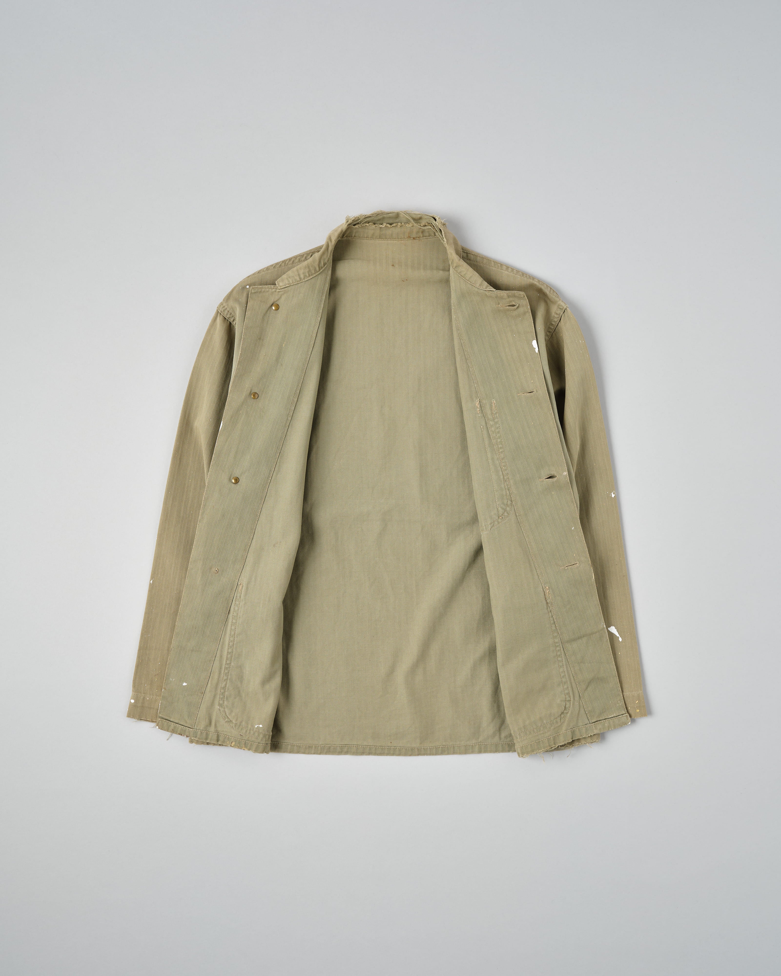 【~40's】WWⅡ U.S.M.C P-41 HBT Utility Jacket "Crazy Paint"