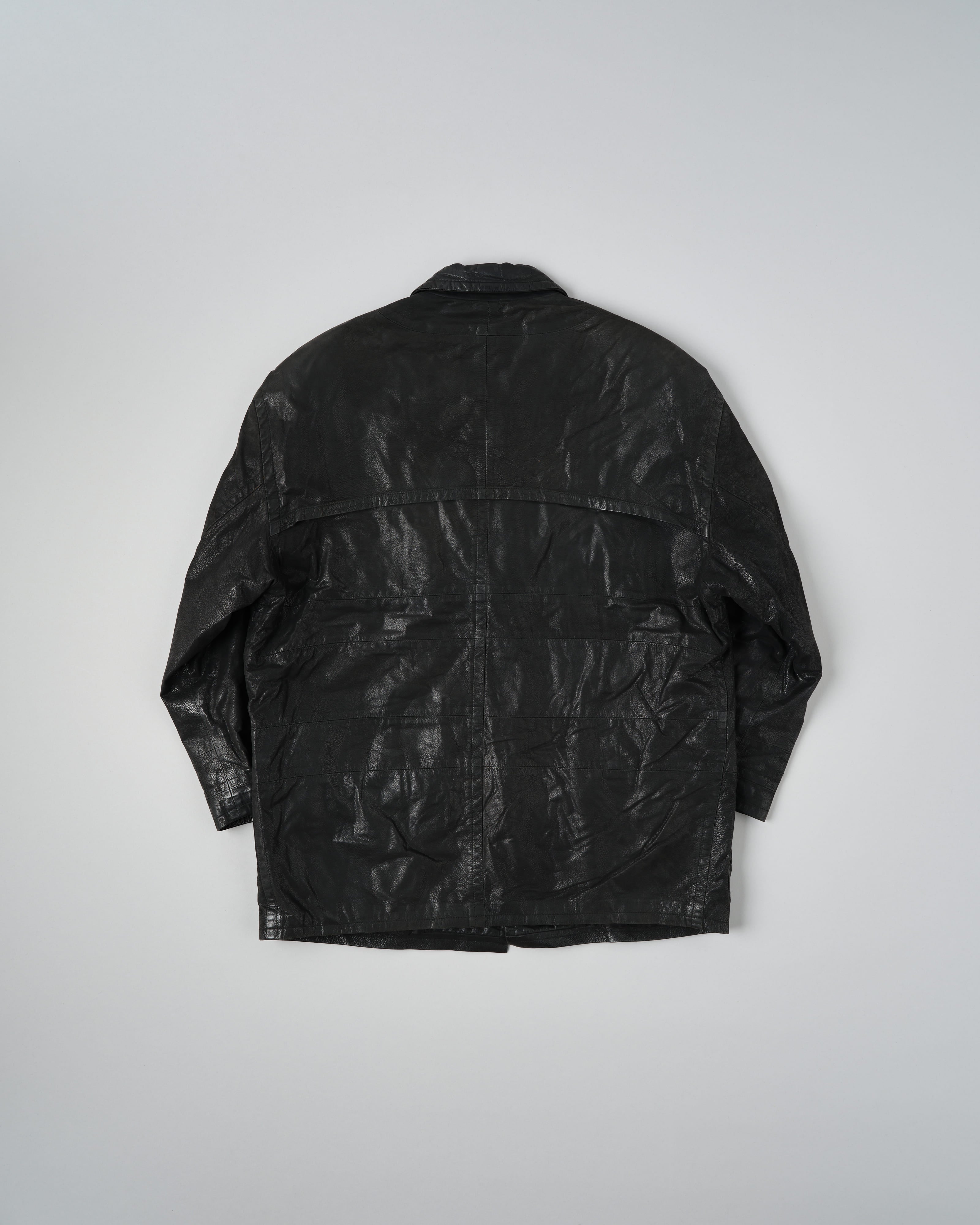 【~90's】Old SERAPHIN Deerskin Leather Jacket Size.52 "MARIE-LOUISE 別注"