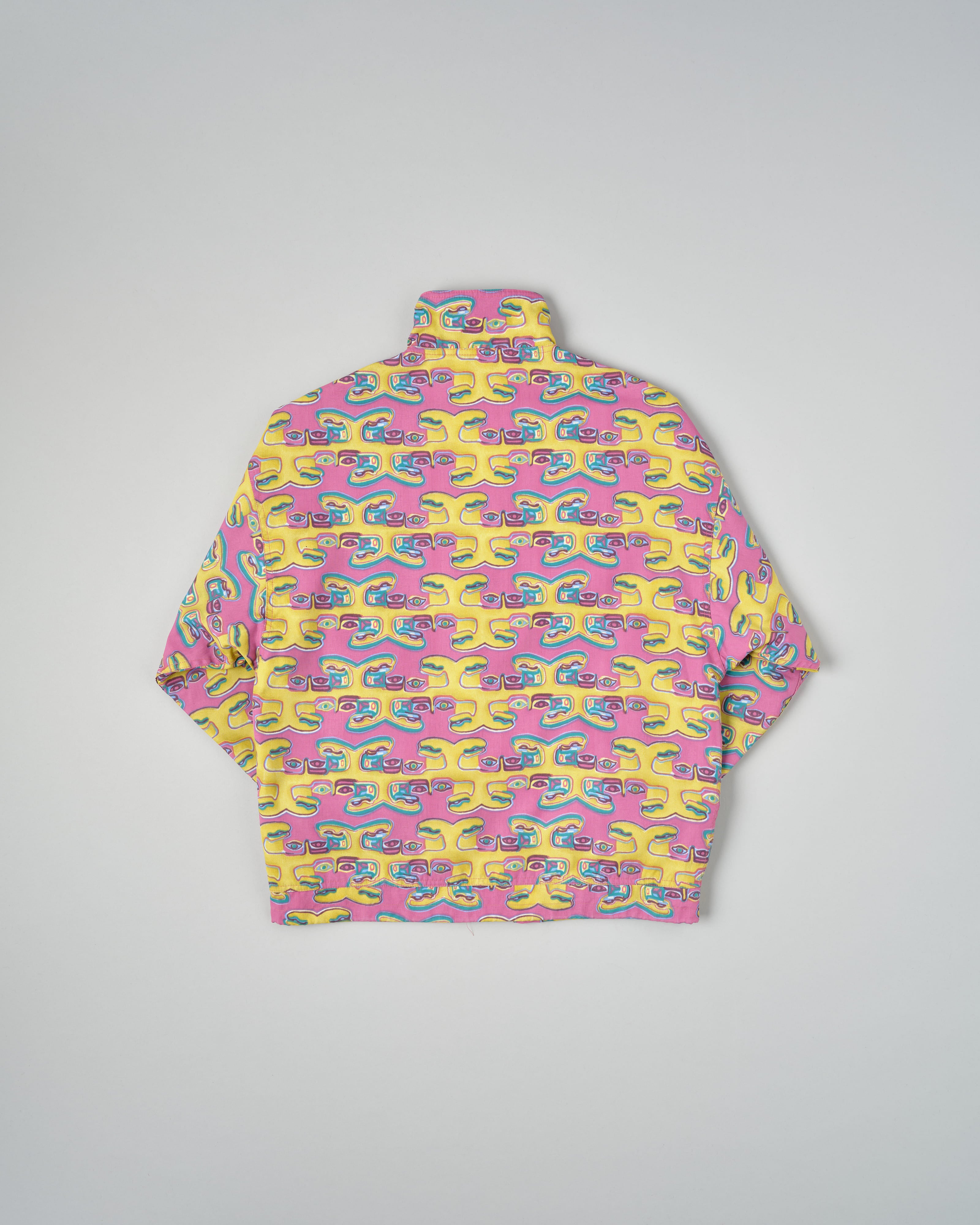 【~90’s】Old OXBOW Polyamide Patterned Wind Coat Size.S