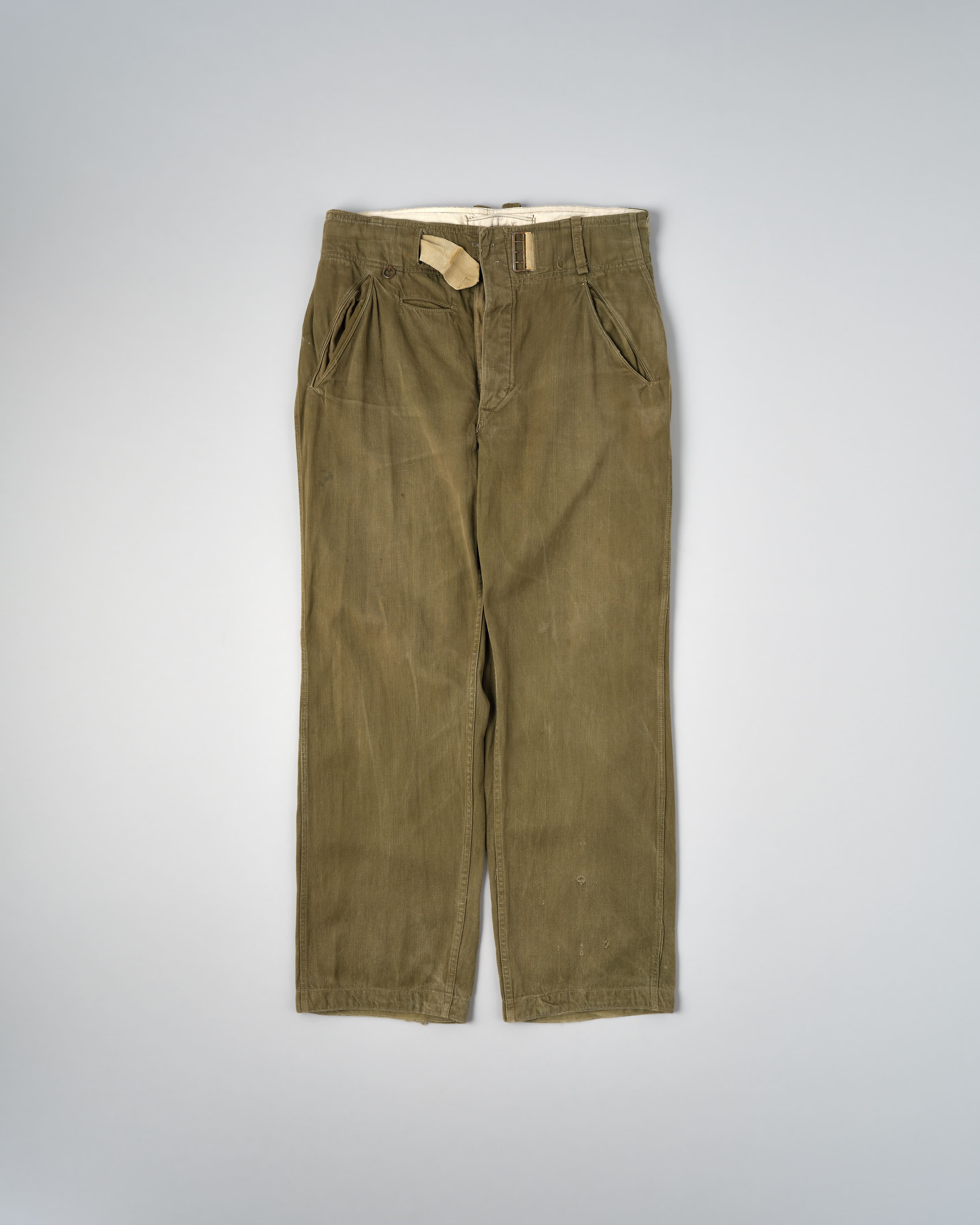 【~40's】WWII German Army Tropical Field Trousers "Wehrmacht"