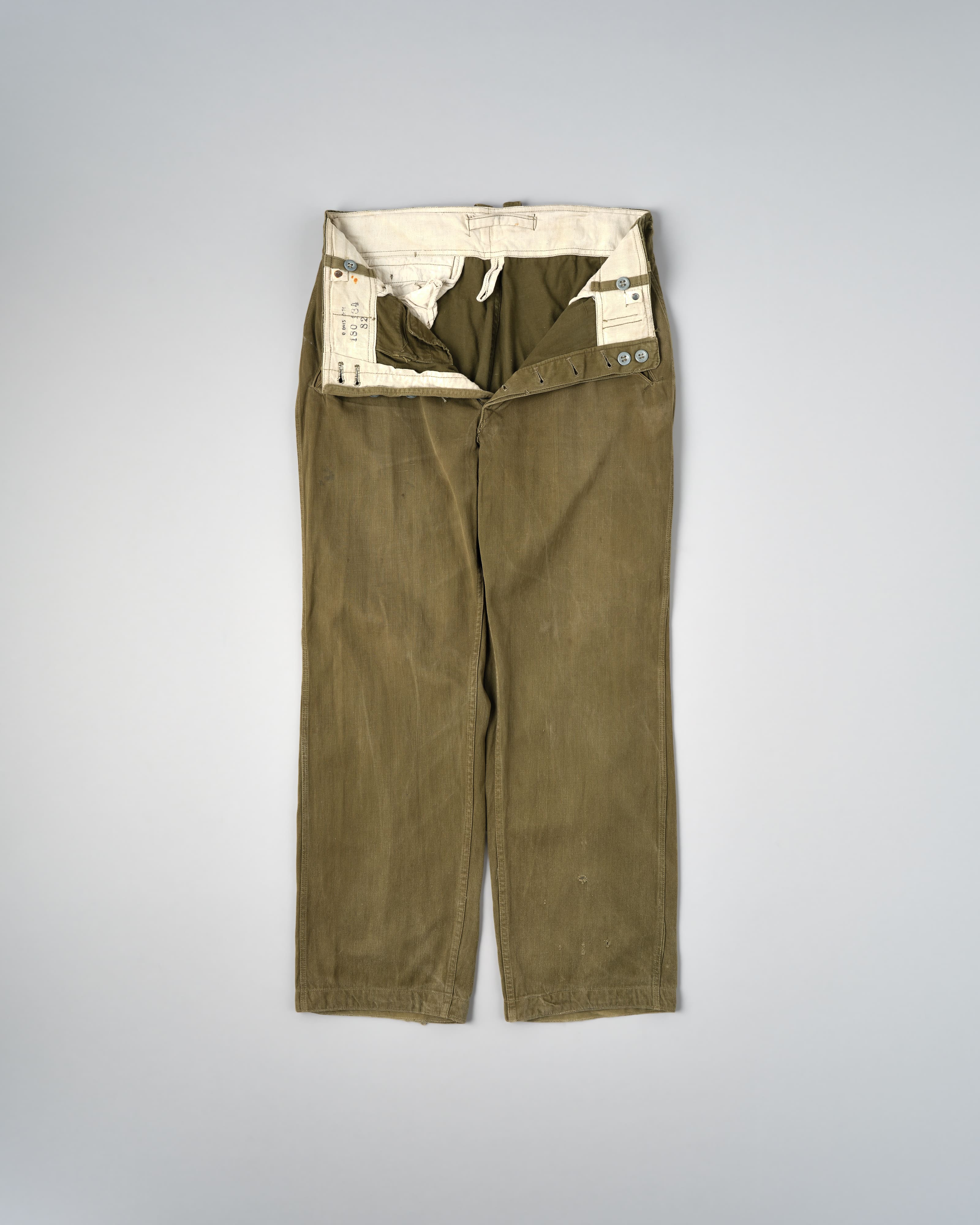 【~40's】WWII German Army Tropical Field Trousers "Wehrmacht"