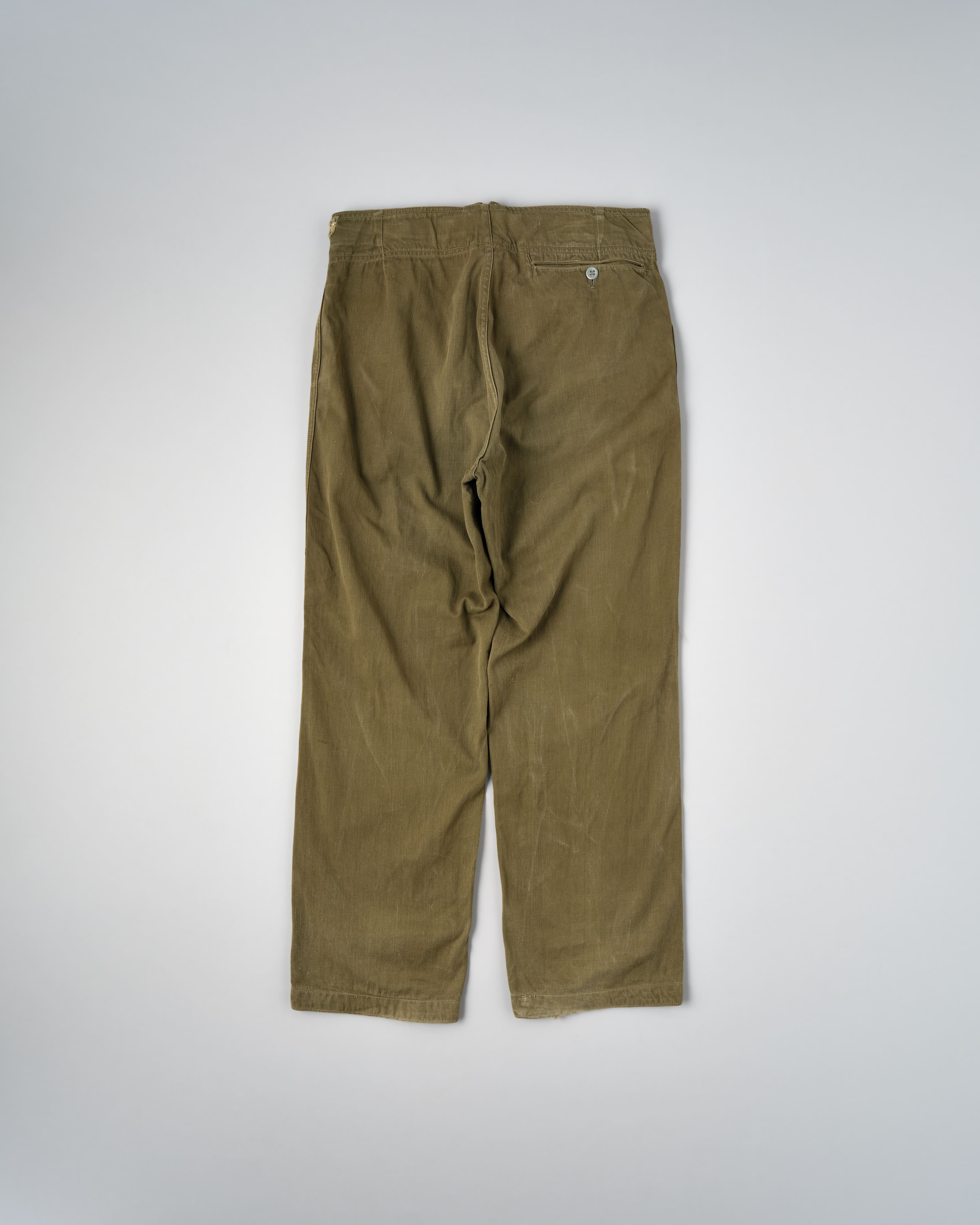 【~40's】WWII German Army Tropical Field Trousers "Wehrmacht"