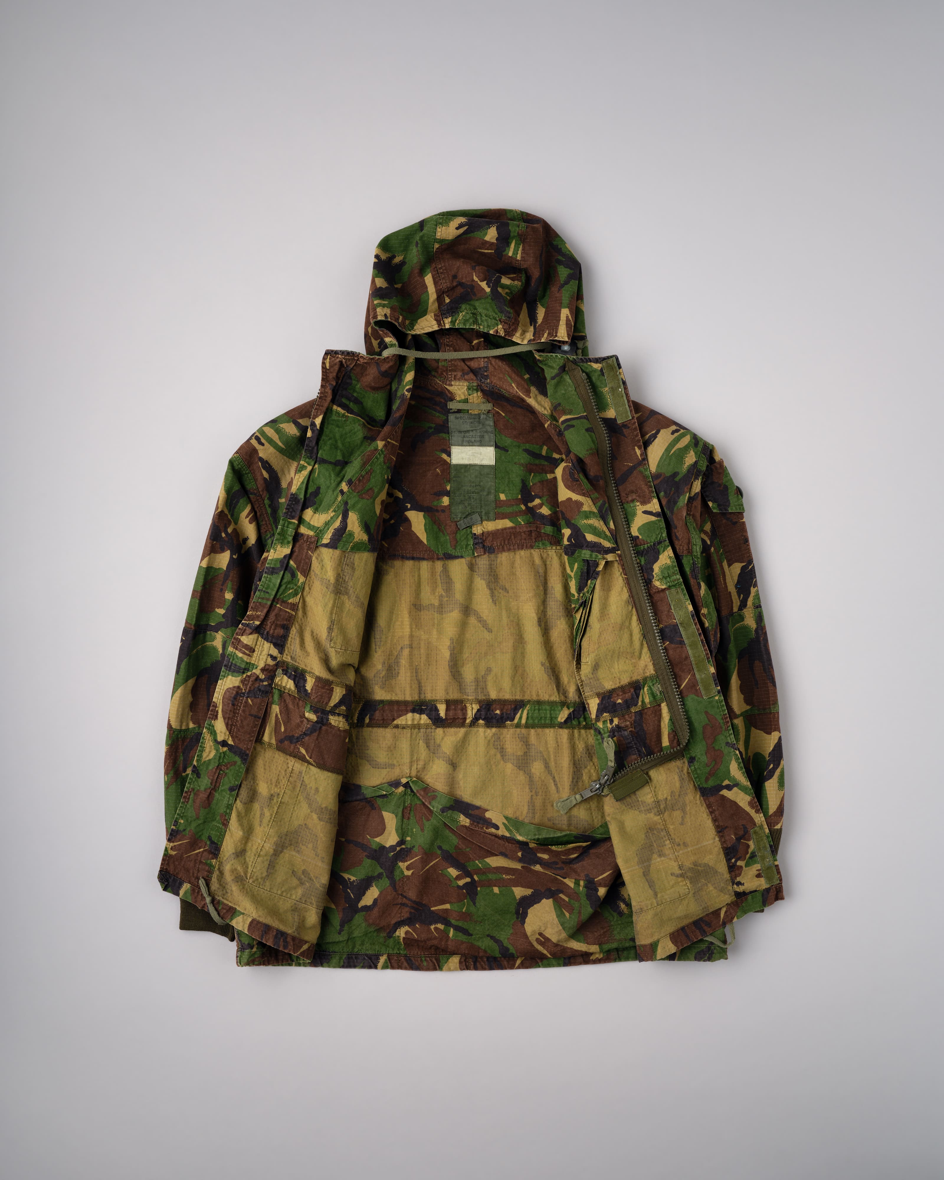 【~90's】British Vintage DPM Camouflage Ripstop Windproof Smock Made by SASS