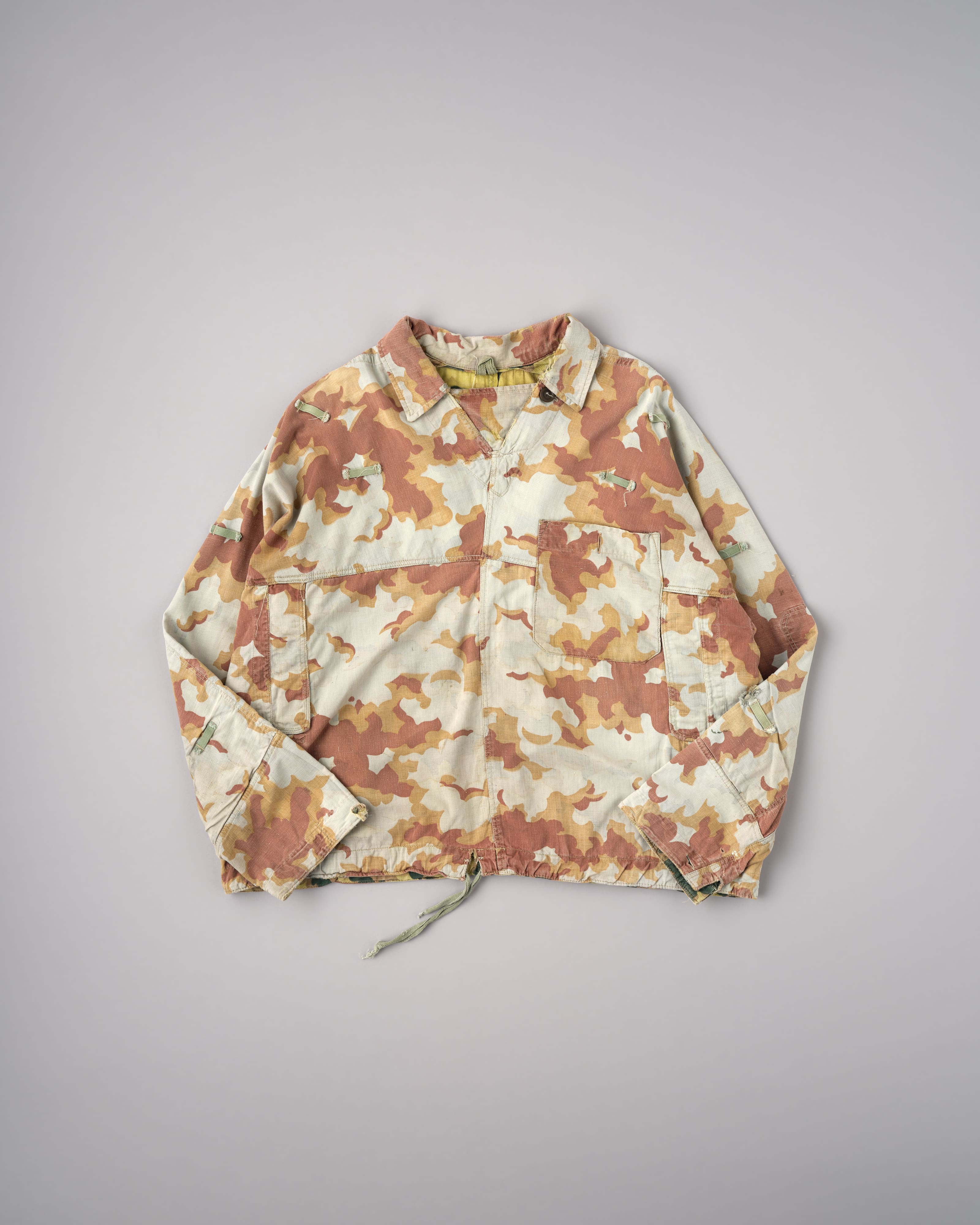 【~50's】Czechoslovakian Army Clouds Camouflage Reversible Smock "Modified"