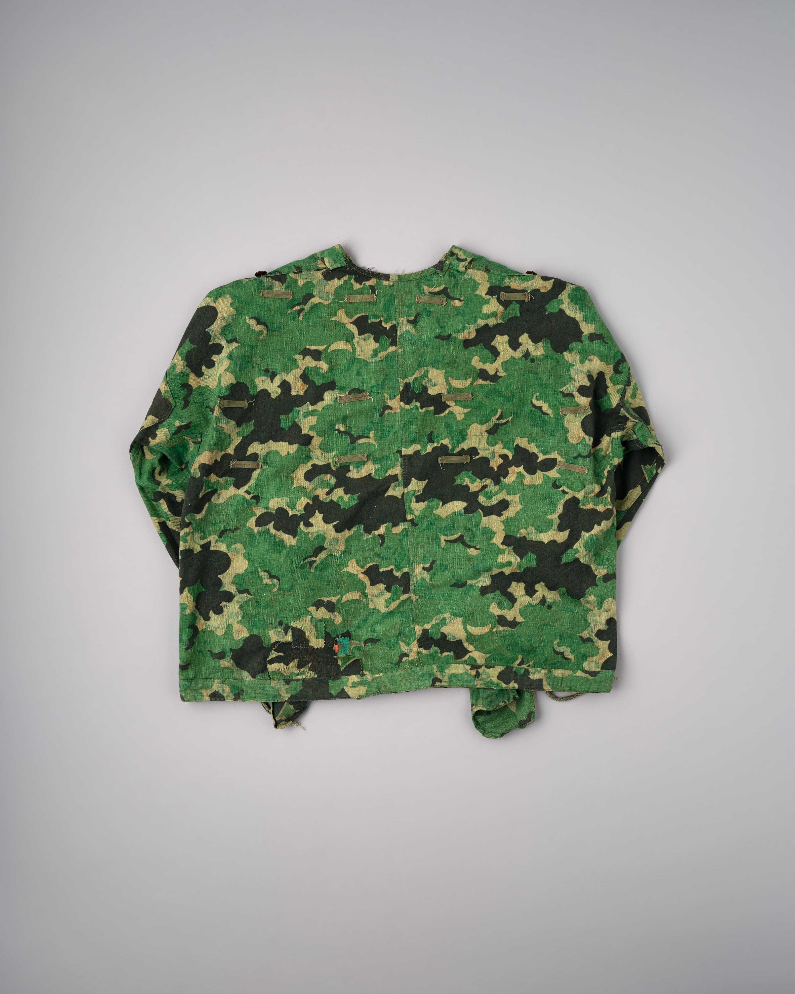 【~50’s】Czechoslovakian Army Dubaky Camouflage Reversible Smock With Gloves "Modified"
