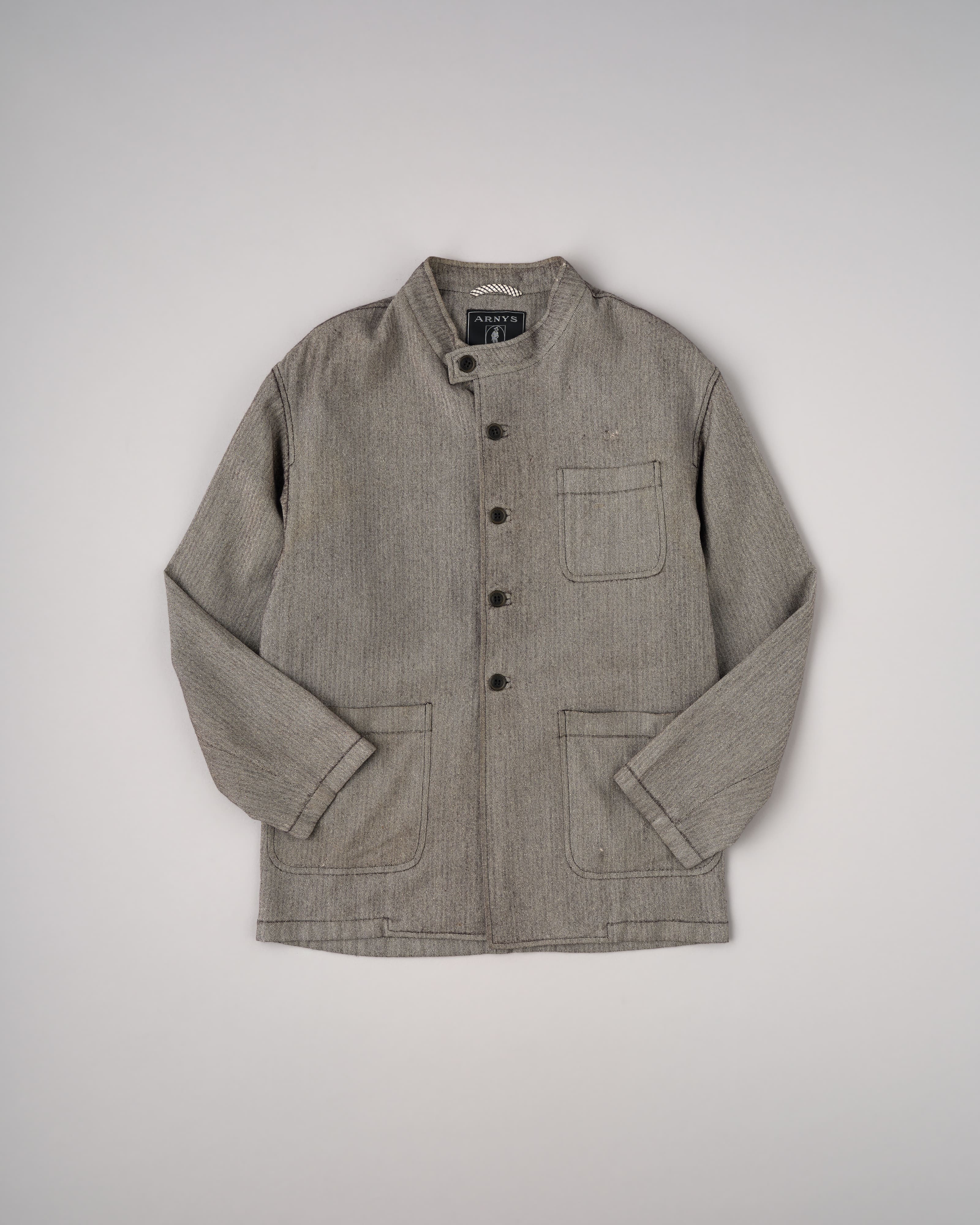 【~00's】Old ARNYS PARIS Forestiere Jacket Size.48 "Silk & Wool"