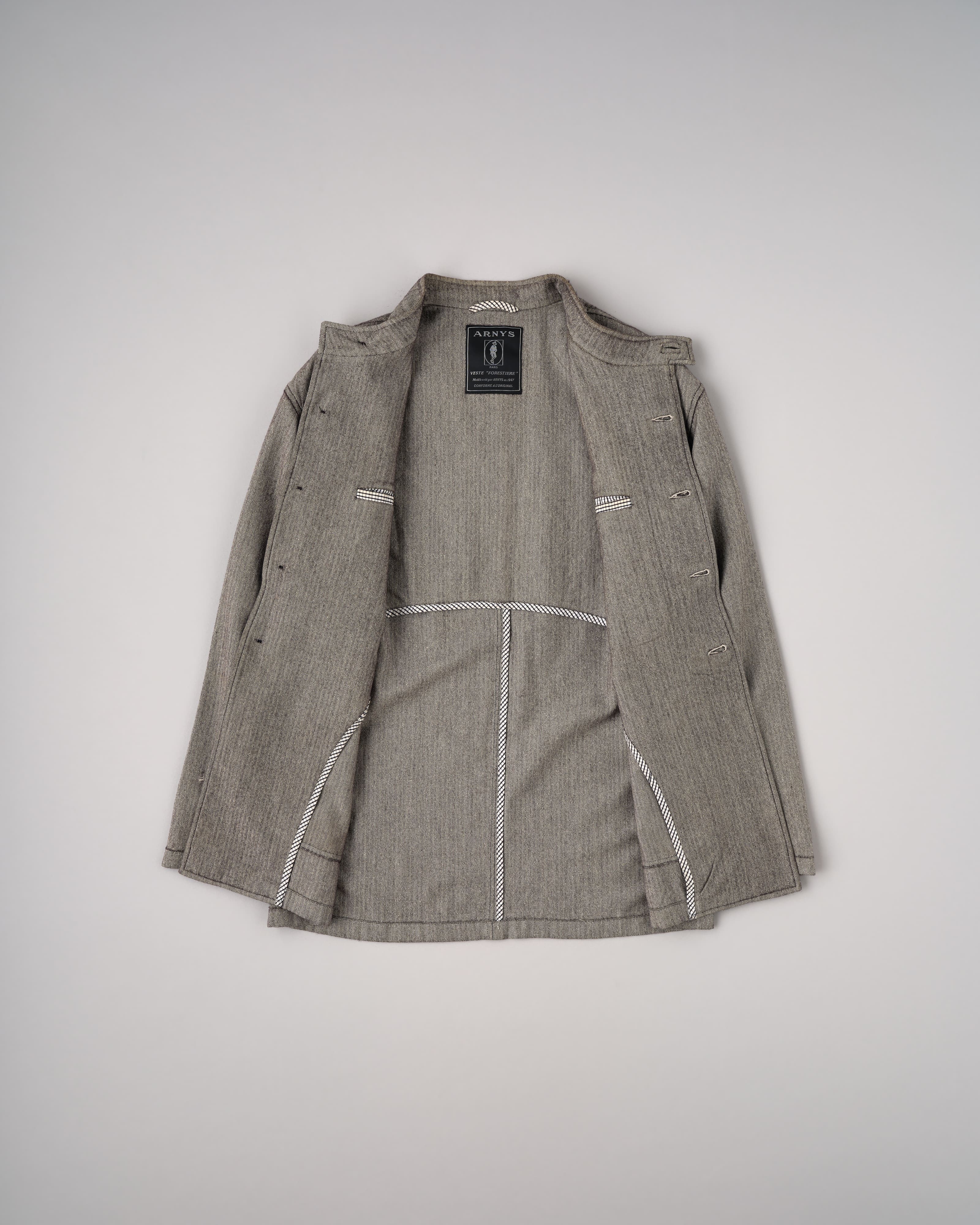 【~00's】Old ARNYS PARIS Forestiere Jacket Size.48 "Silk & Wool"