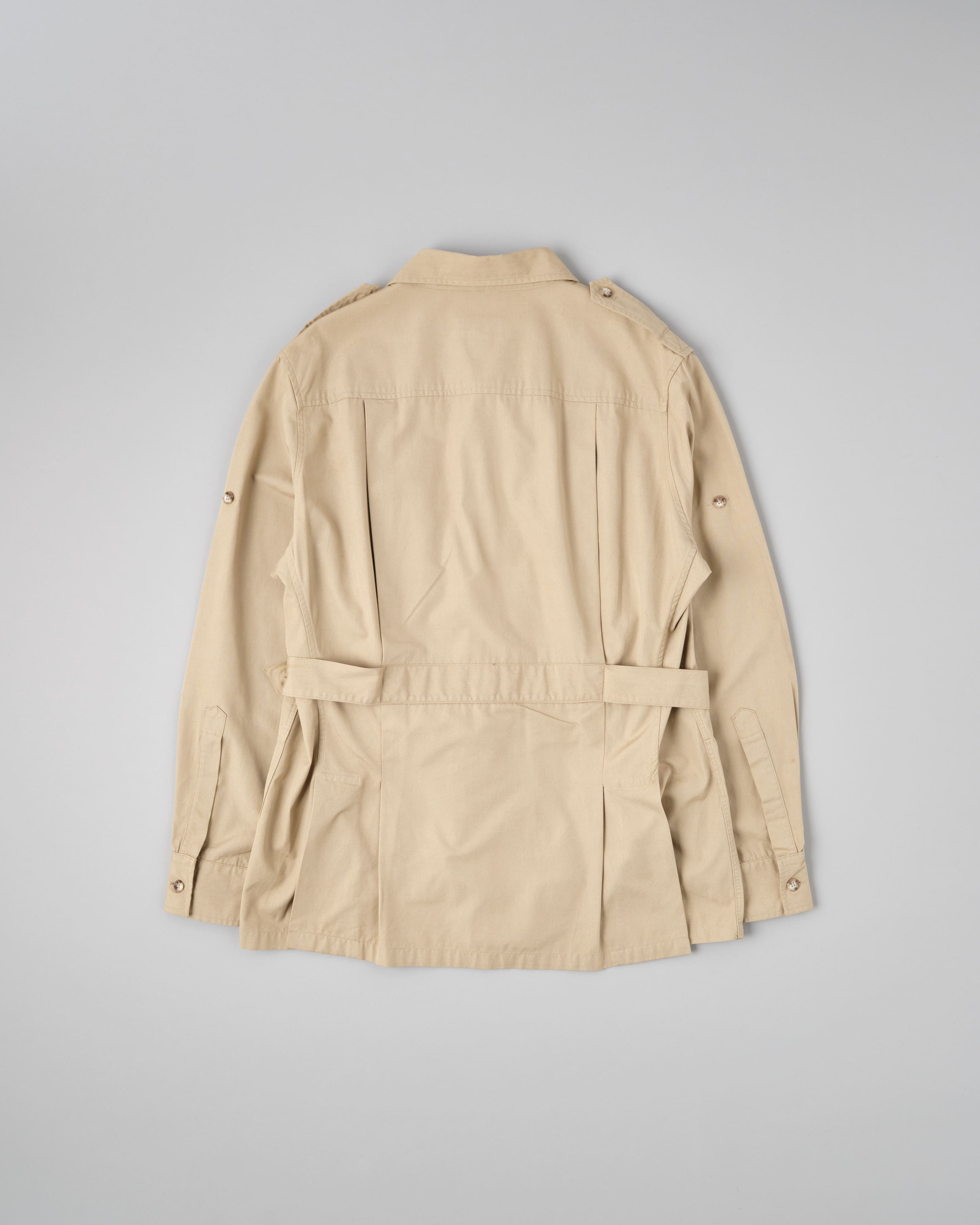 【~80's】Vintage Willis&Geiger Bush Poplin Safari Jacket Size.42 "Made in U.S.A."