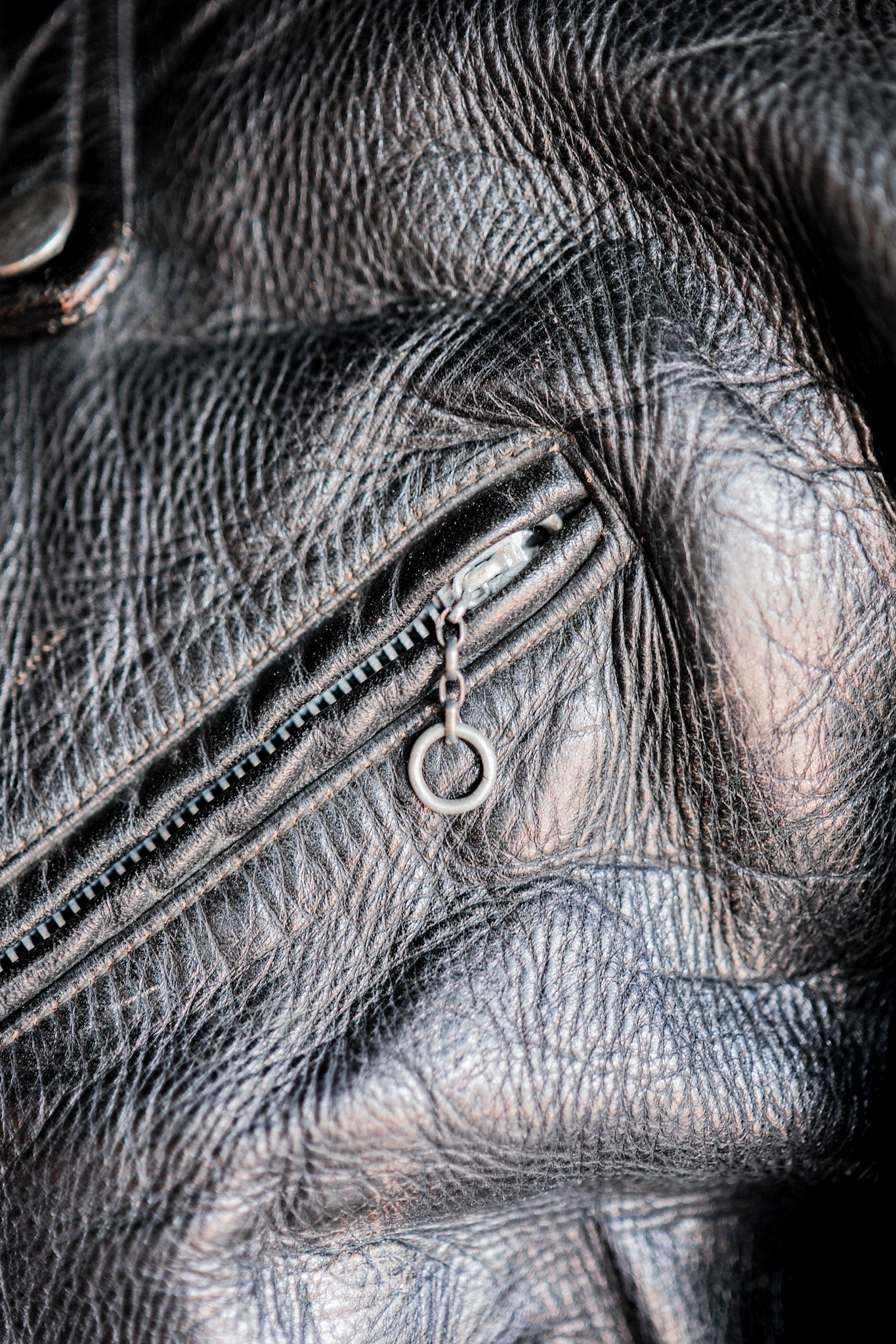 【~50's】American Vintage Two Star Horsehide Motorcycle Leather Jacket "WINDWARD"