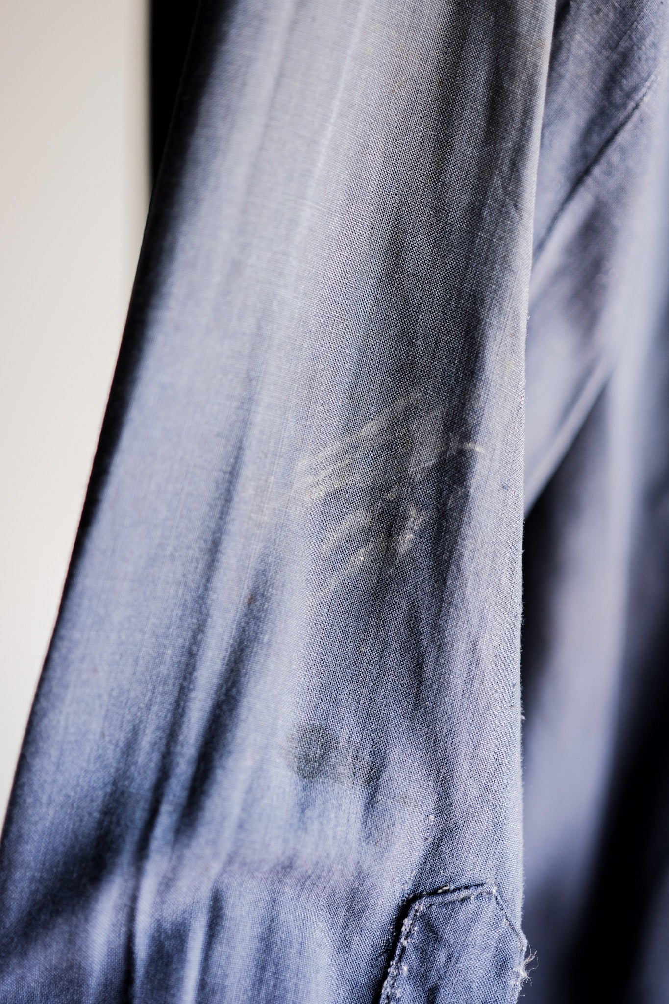 【~40’s】French Vintage Indigo Linen Work Shirt