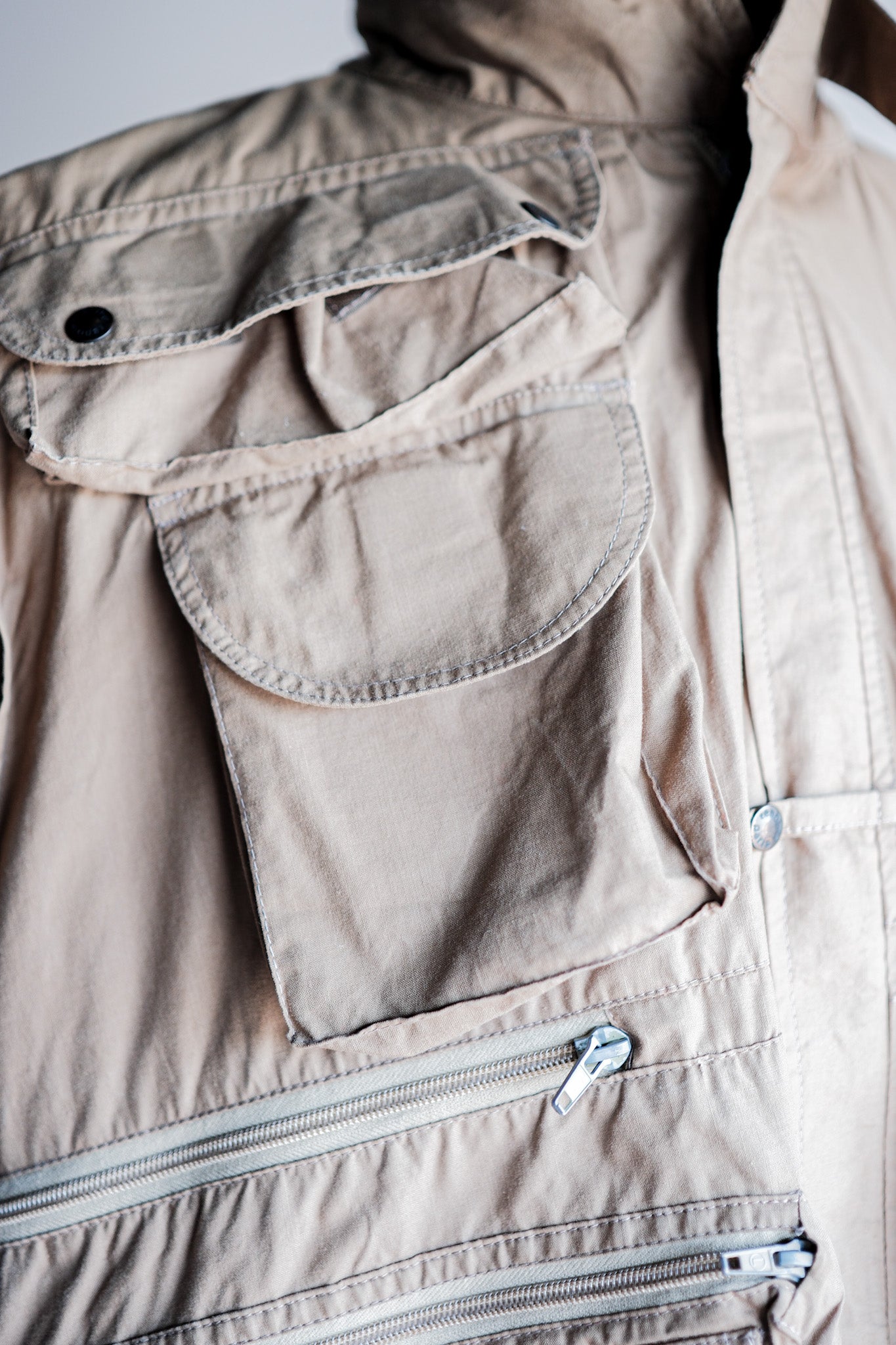 【~90's】Old Renoma Paris Multi Pocket Photographer Vest Size.48/50