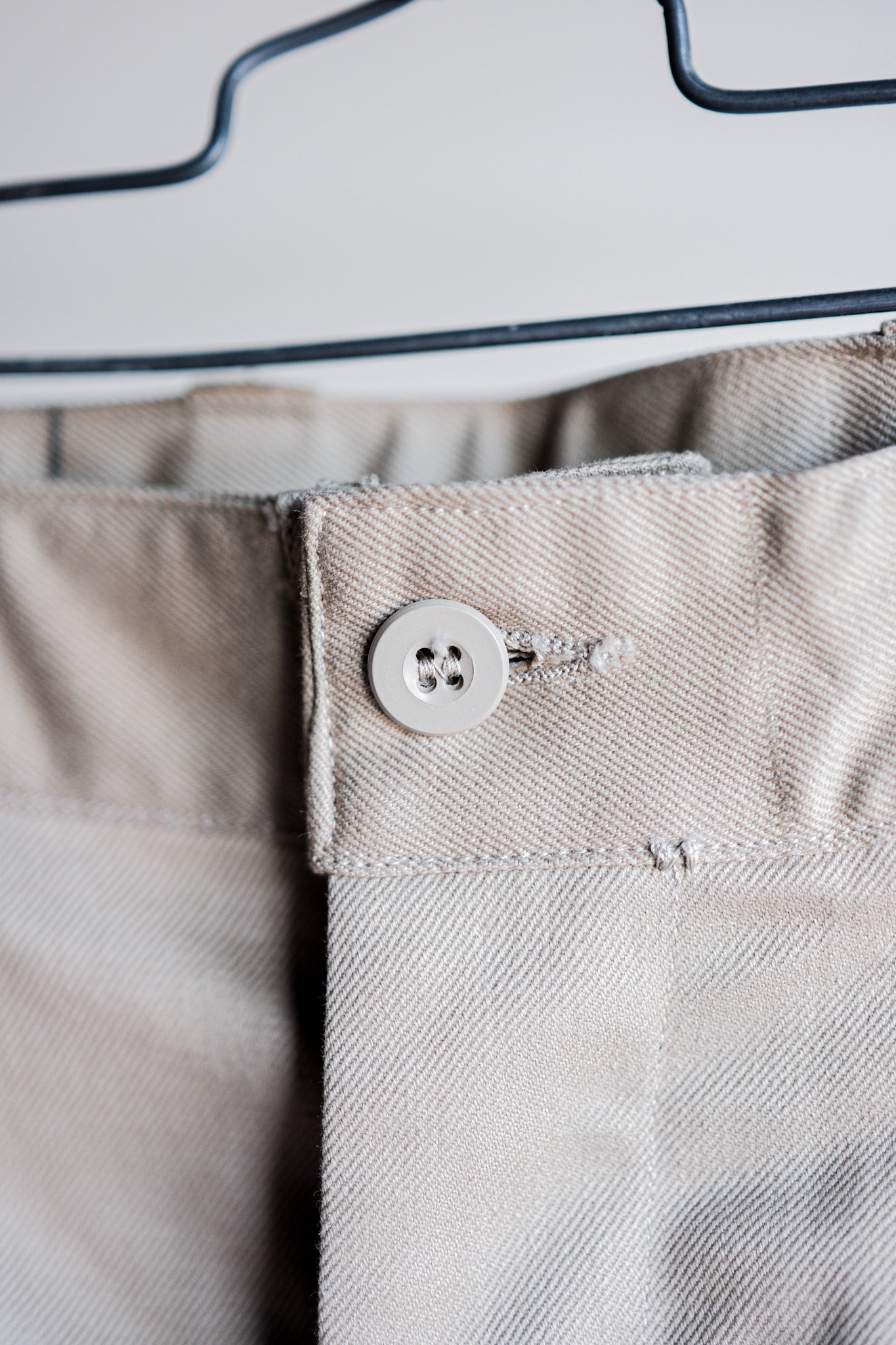 【~50's】French Army M52 Chino Trousers Size.12 "Dead Stock"