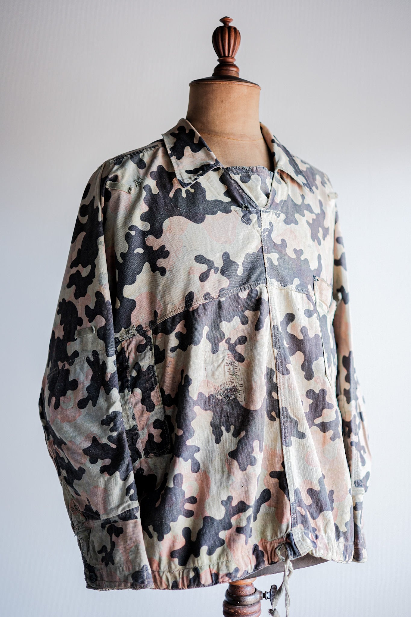 【~50's】Czechoslovakian Army Dubaky Camouflage Reversible Smock