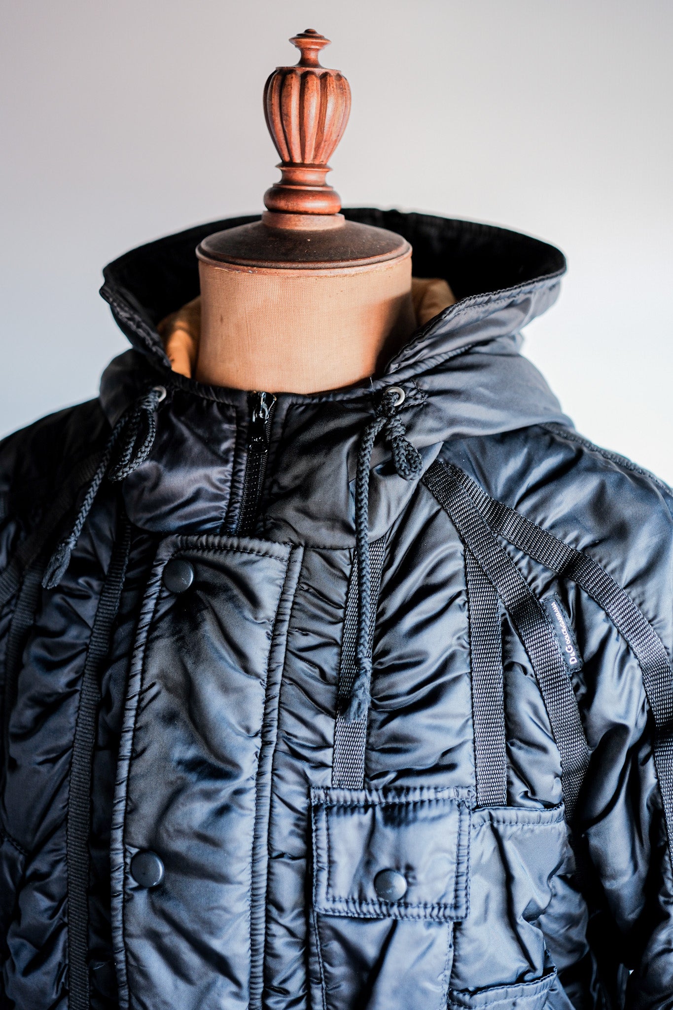 【~00's】Old DOLCE & GABBANA Multi Pocket Puffer Jacket Size.46