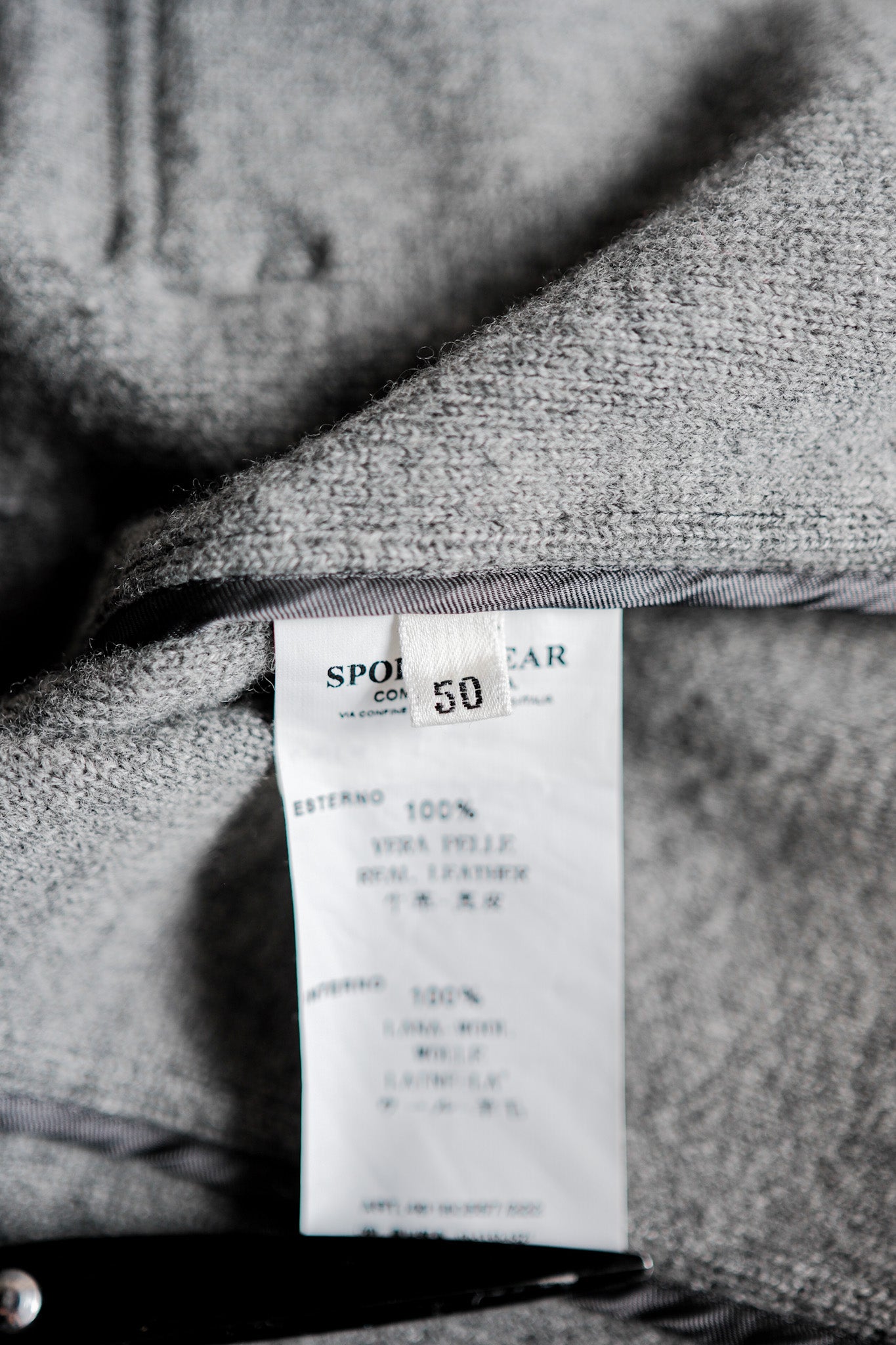 【08AW】Old C.P.Company Leather Jacket Size.50