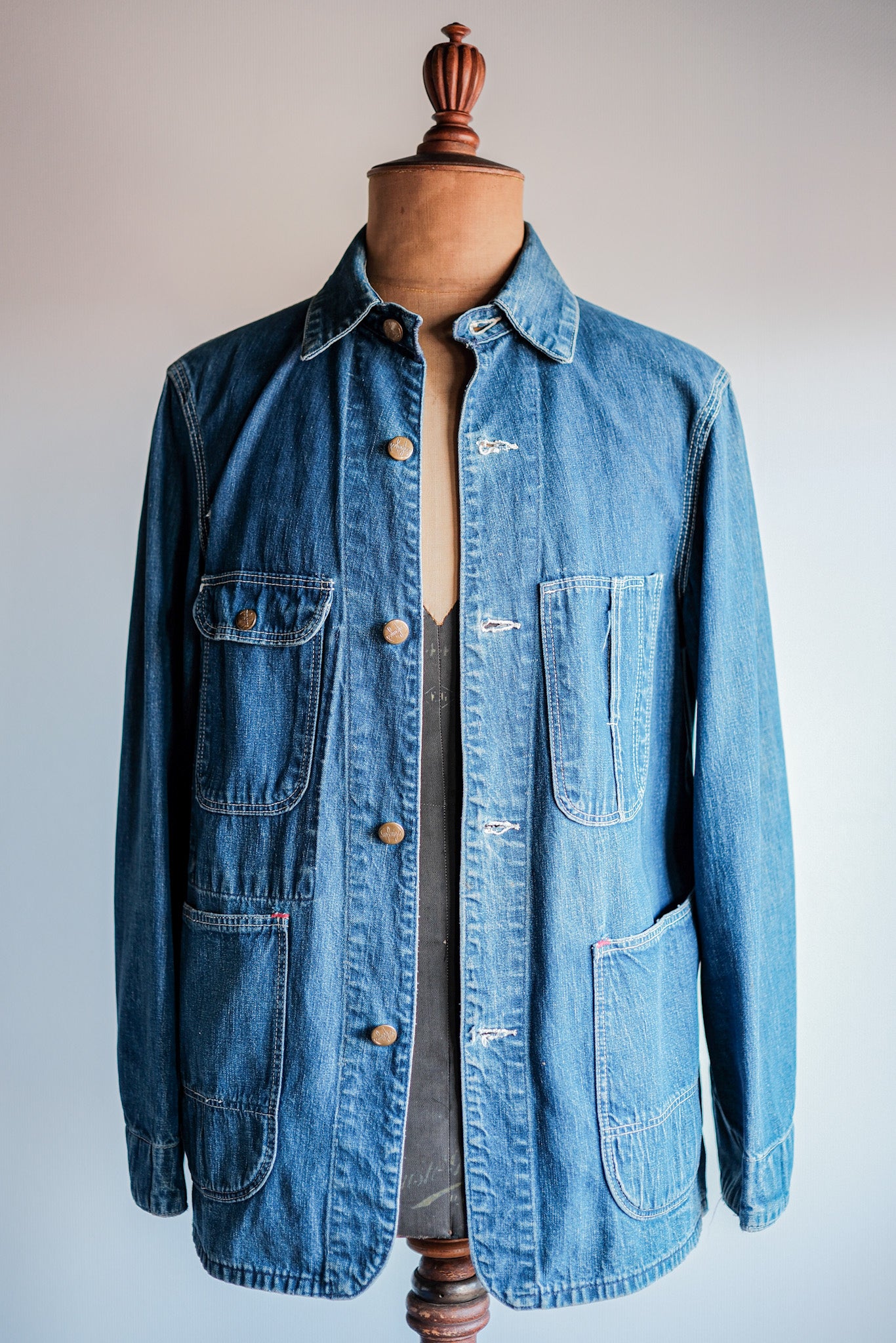 【~50's】American Vintage Denim Coverall "Sanforized"