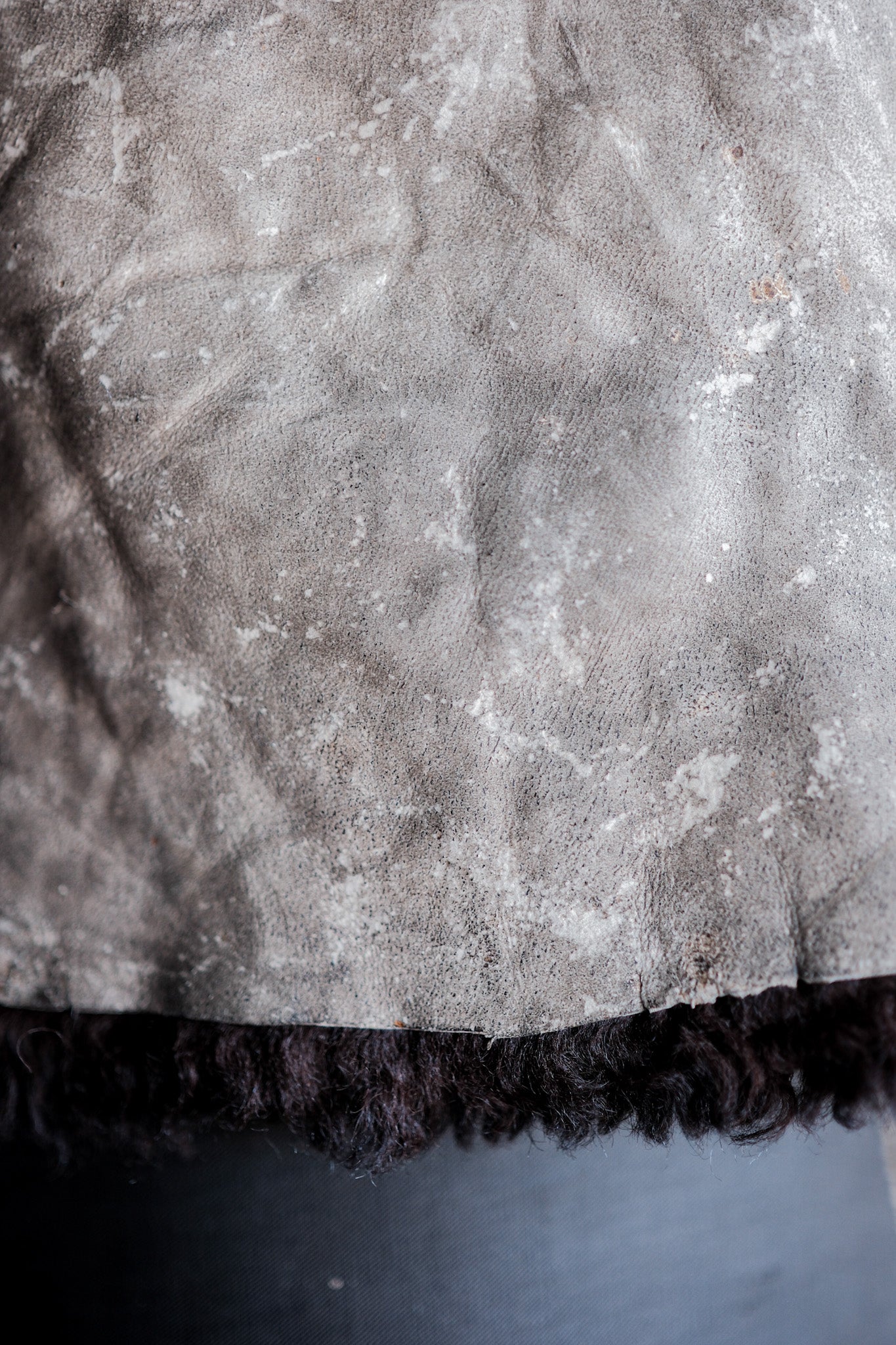 【~40's】WWⅡ German Waffen-SS Winter Sheepskin Fur Vest