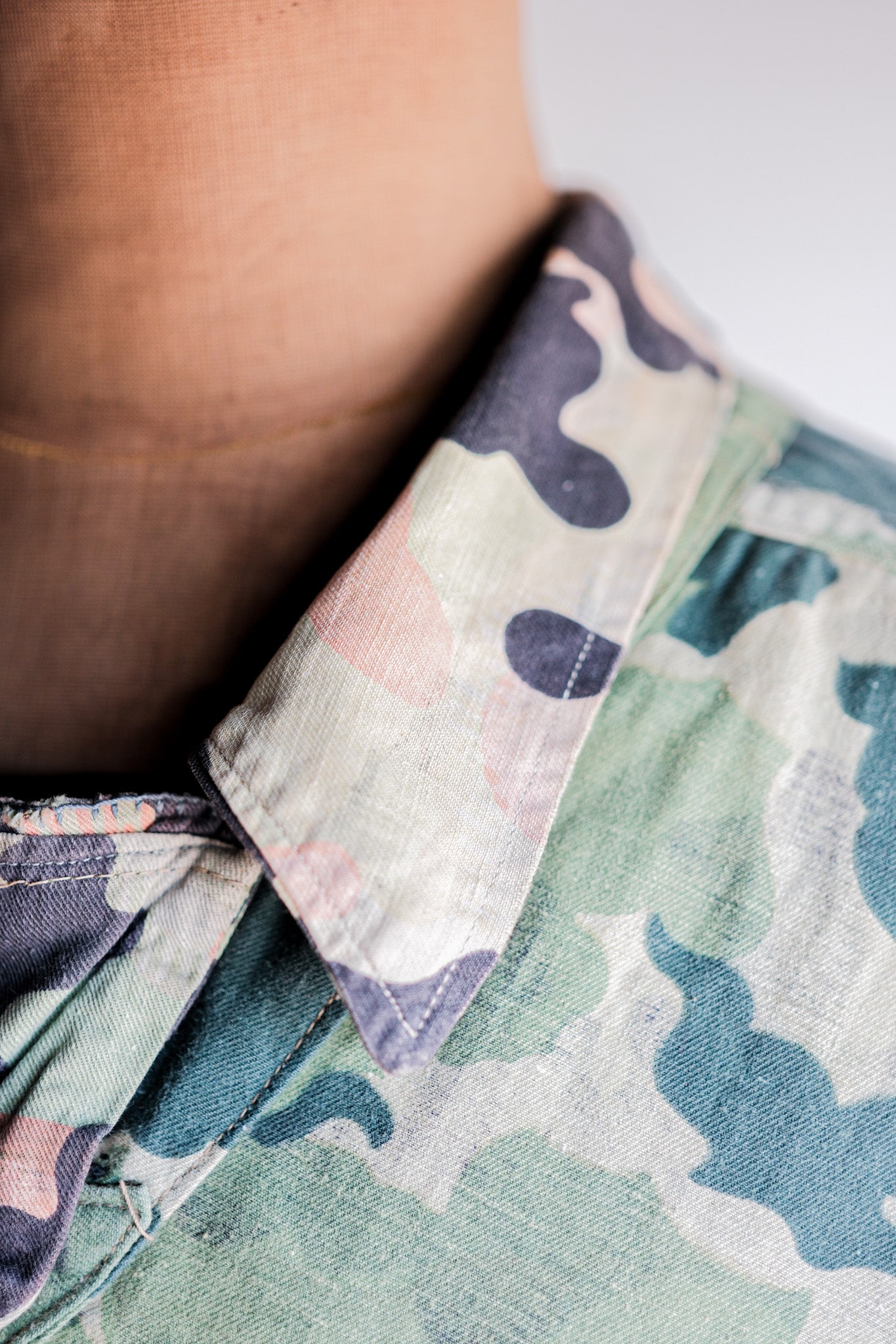 【~50's】Czechoslovakian Army Dubaky Camouflage Reversible Smock