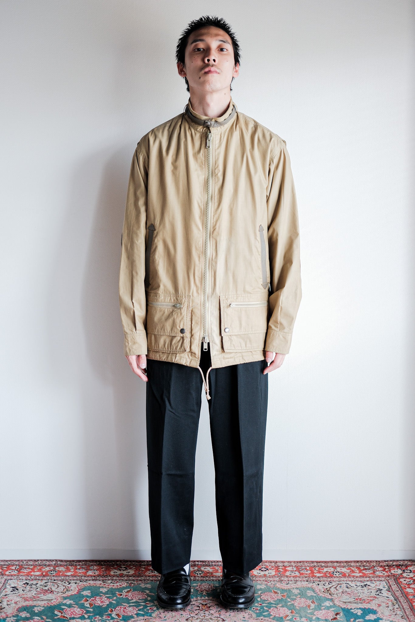 【~80's】French Vintage Hunting Jacket Size.46 "L'ESQUIMAU INTERNATIONAL"