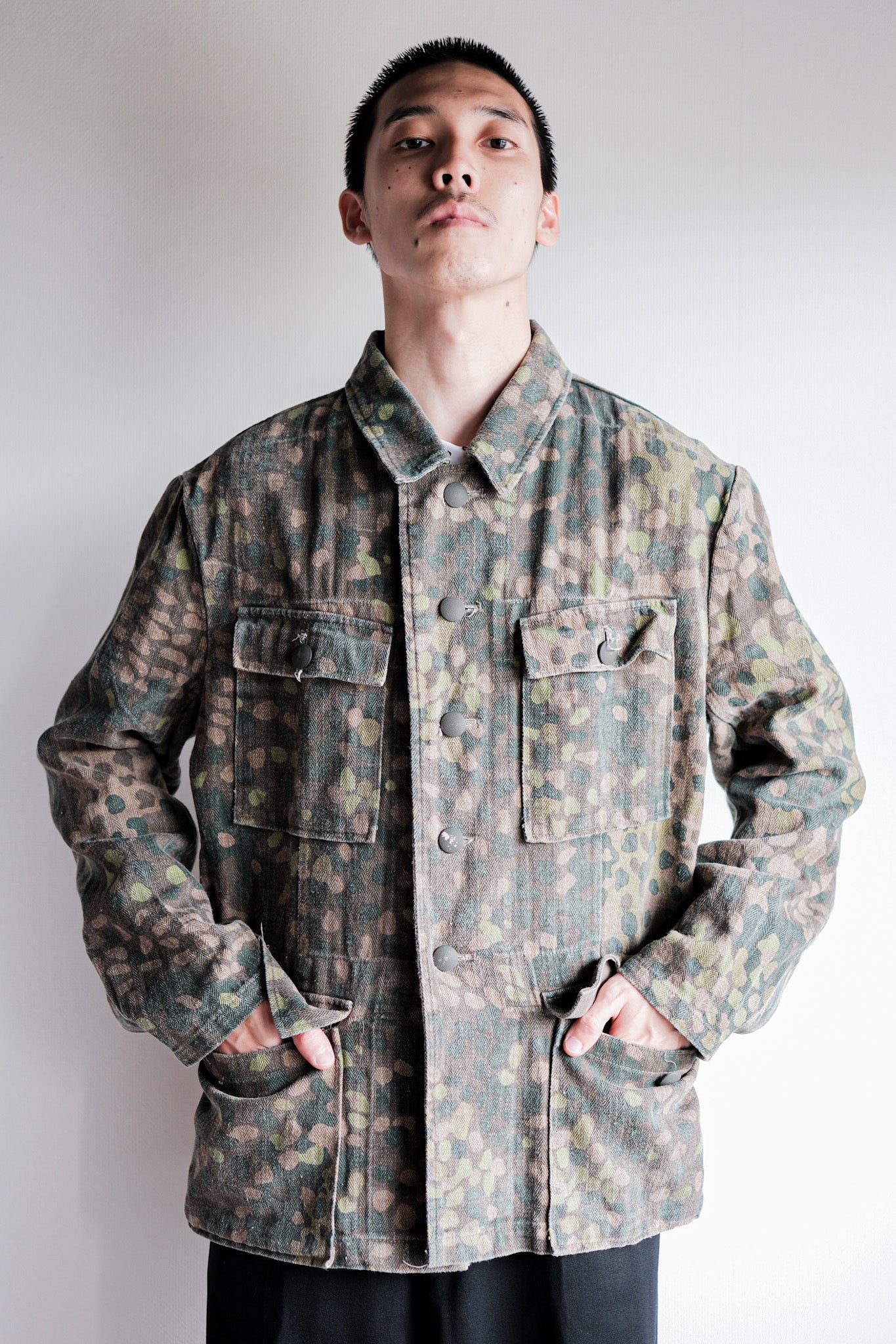 Allemand Waffen - SS type PEA dot camouflage m44hbt Field jacket "reproduction"