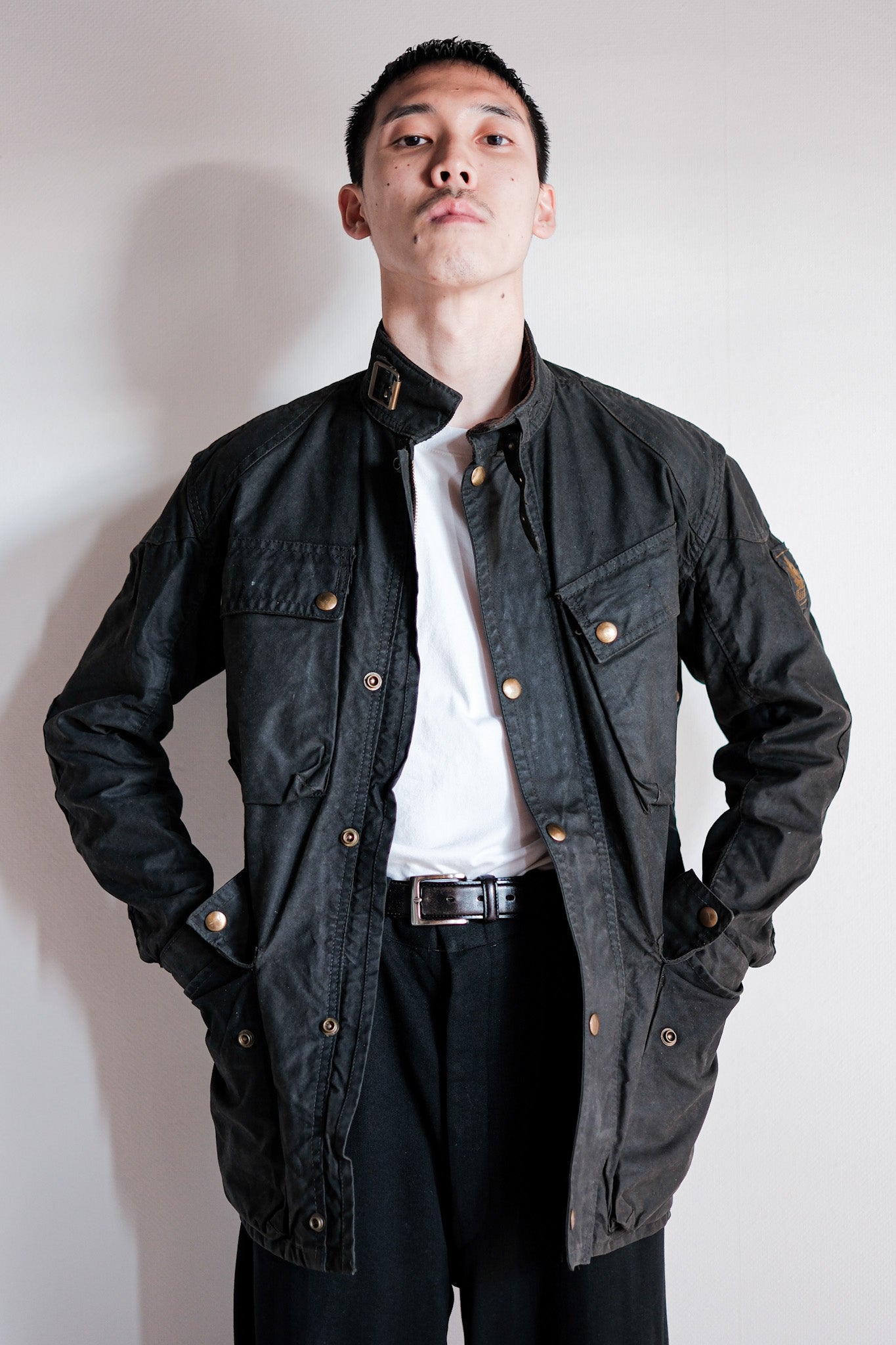 【~60's】Vintage Belstaff Waxed Jacket Size.34 "TRIALMASTER"