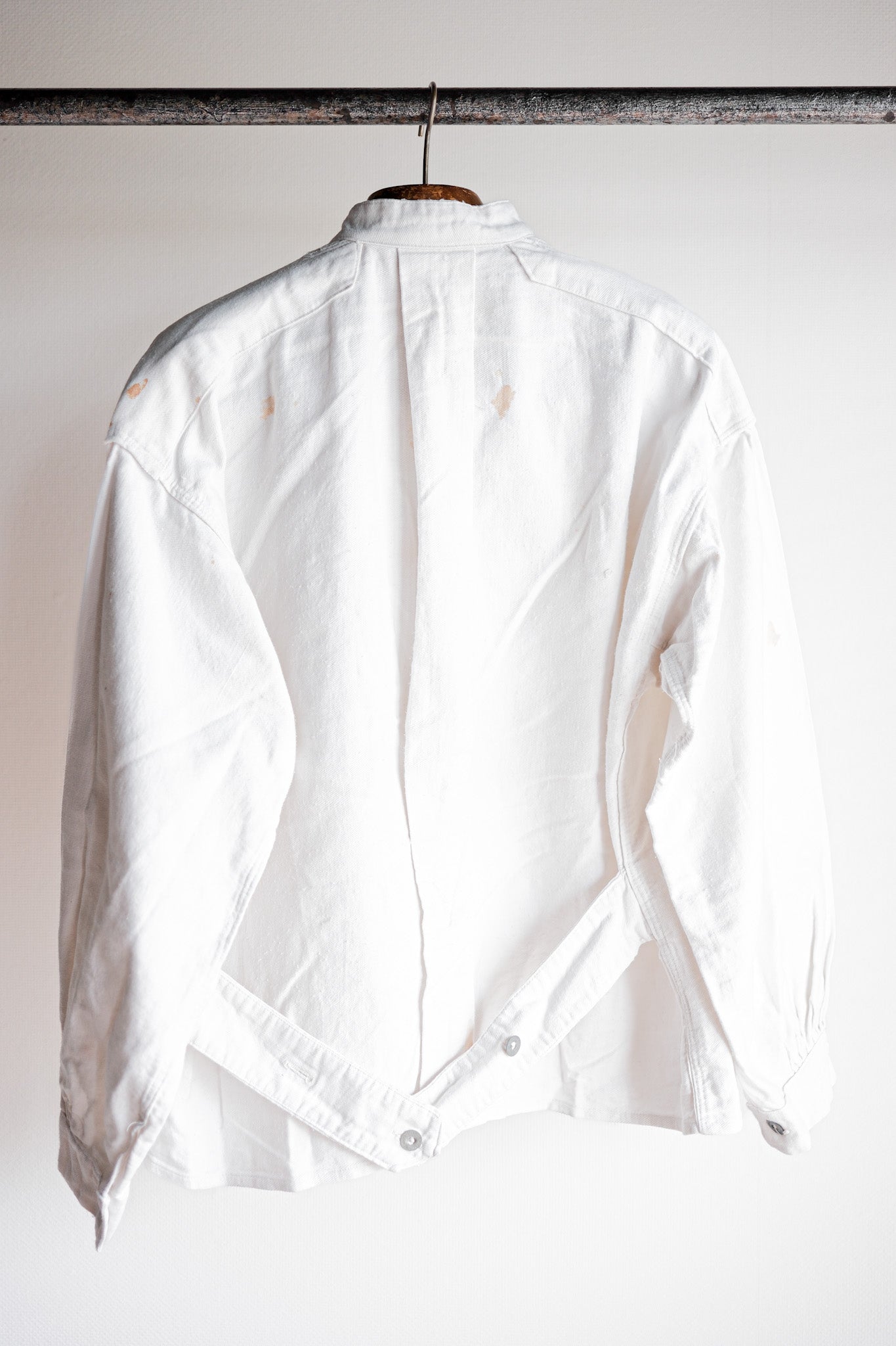 30's French Army Cotton Twill Bourgeron Jacket