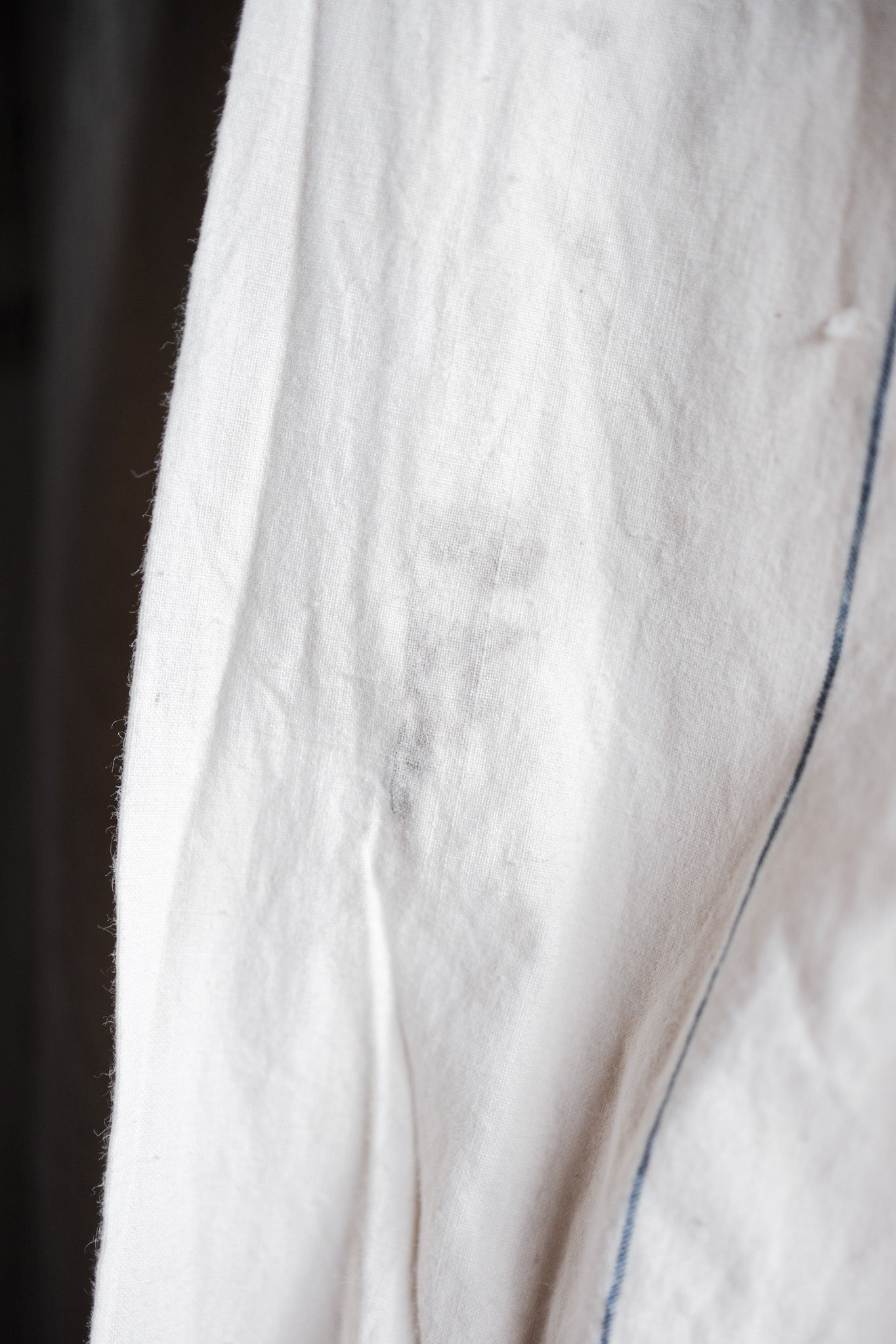 【Late 19th C】French Army of Africa Cotton Linen Coronial Shirt "Dead Stock"