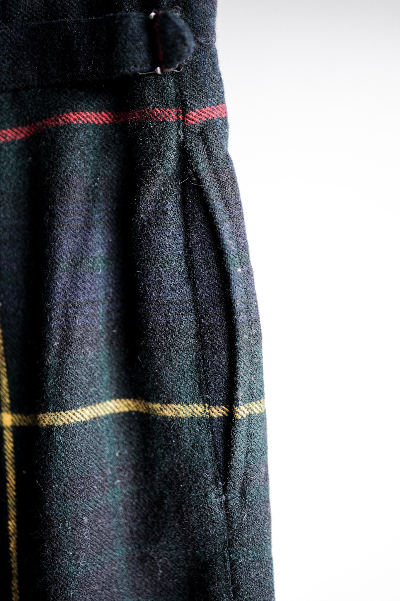 【~60's】Scottish Military Ceremony Wool Trousers Size.9