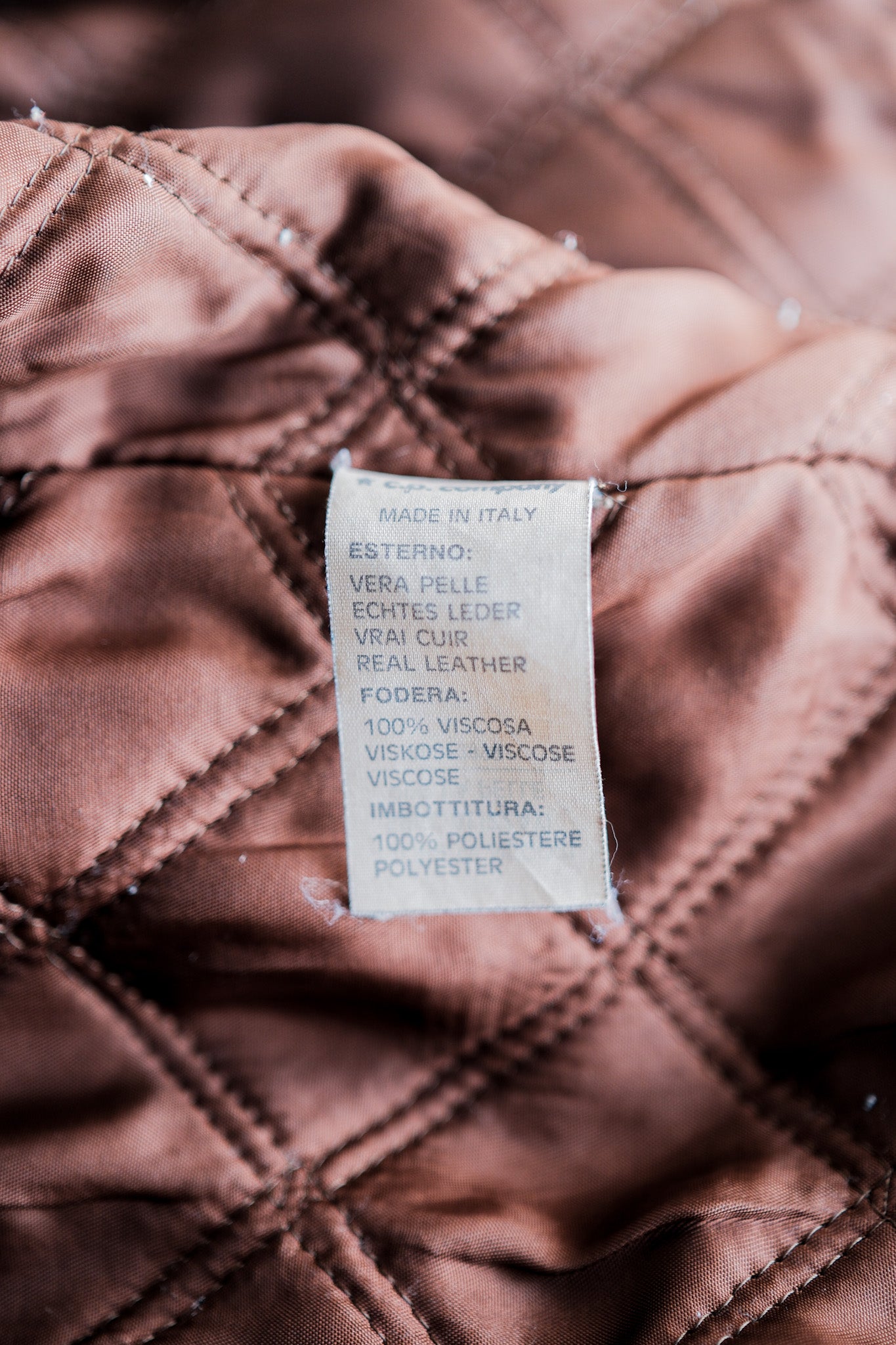【~80’s】Old C.P.Company Leather Jacket Size.48