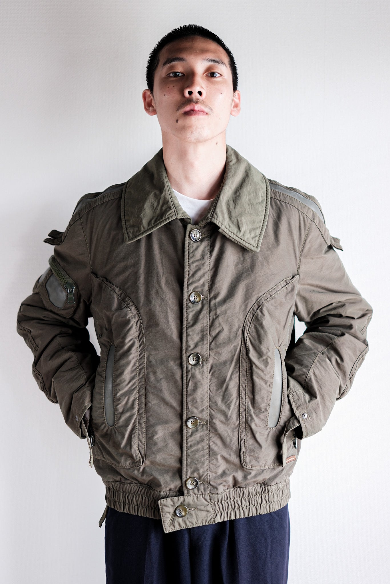【~00's】Old DOLCE & GABBANA Flight Type Jacket Size.L