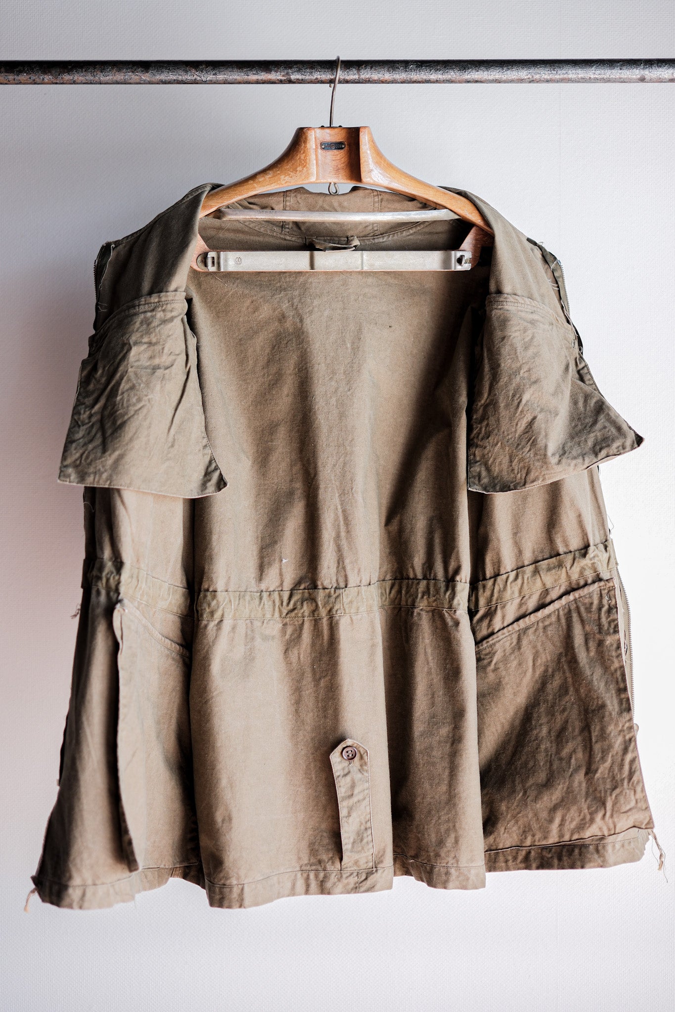 【~60's】French Army Alpine Mountain Smock Parka Size.22 "Modified"