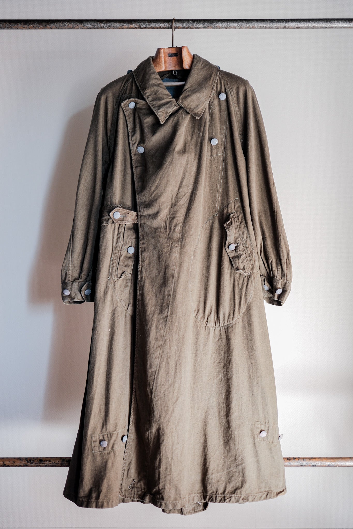 【~40's】WWⅡ German Afrika Korps Tropical Motorcycle Coat "DAK"