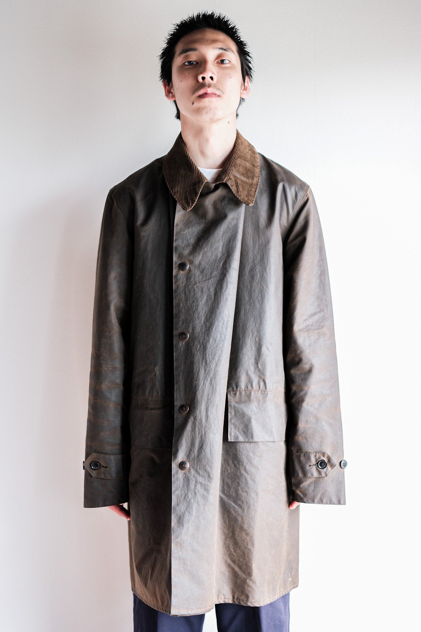 【~80's】Vintage Barbour "3/4 COAT" 2 Crest