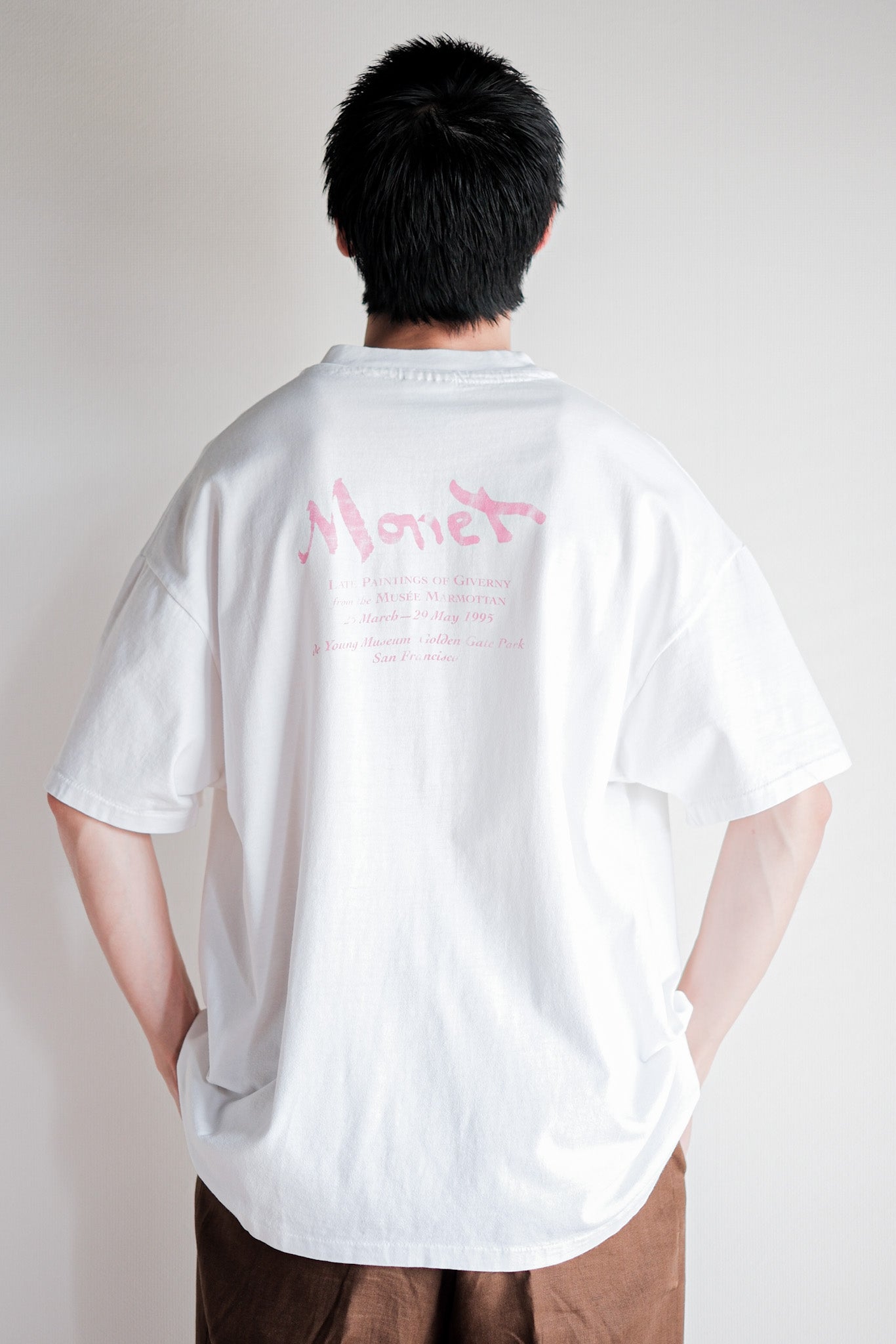 【~90's】Vintage Art Print T-shirt Size.XL "Claude Monet" "Water Lilies" "Made in U.S.A."
