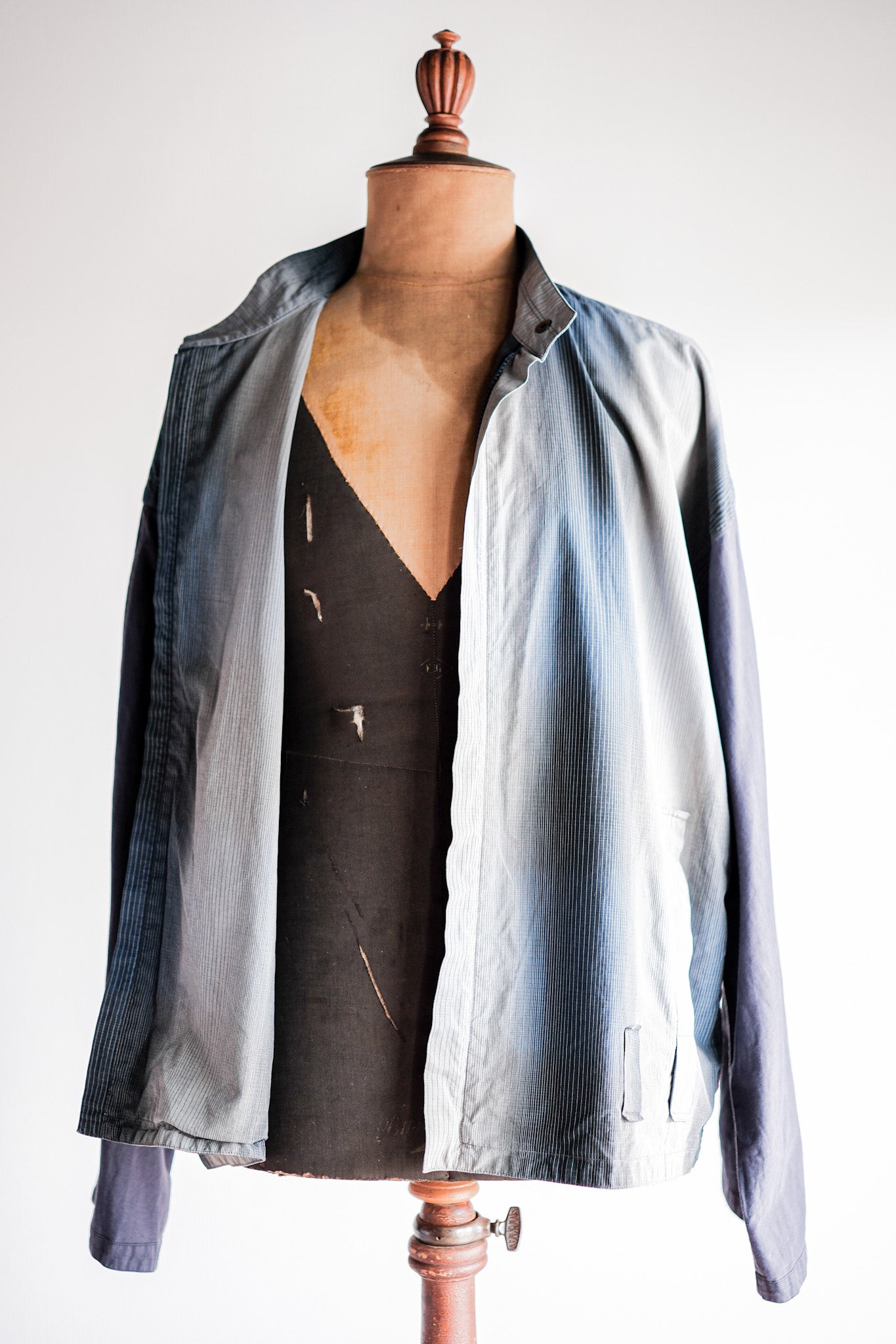 【~80’s】Old Gianni Versace Cotton Striped Jacket Size.42