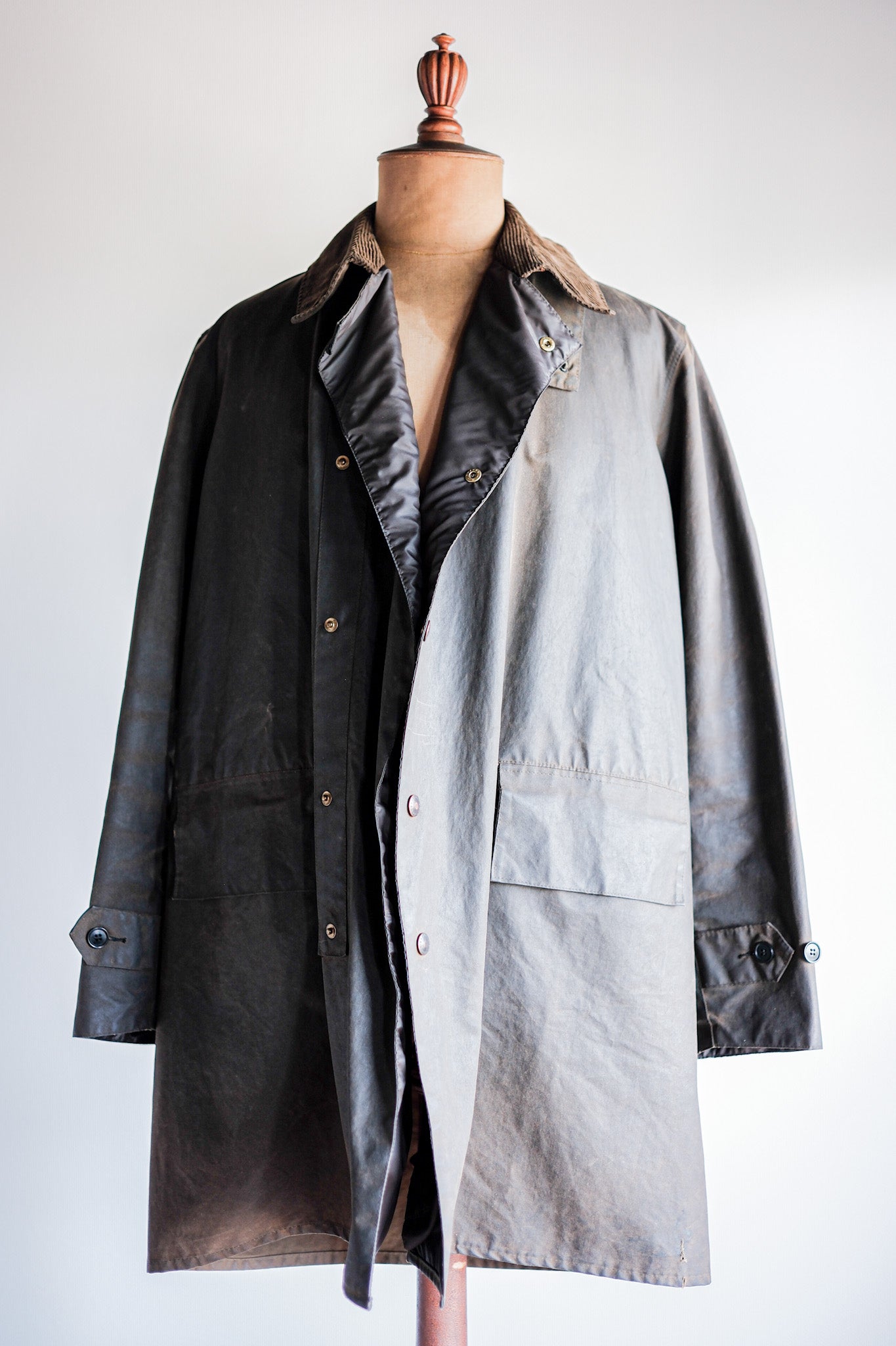 【~80's】Vintage Barbour "3/4 COAT" 2 Crest
