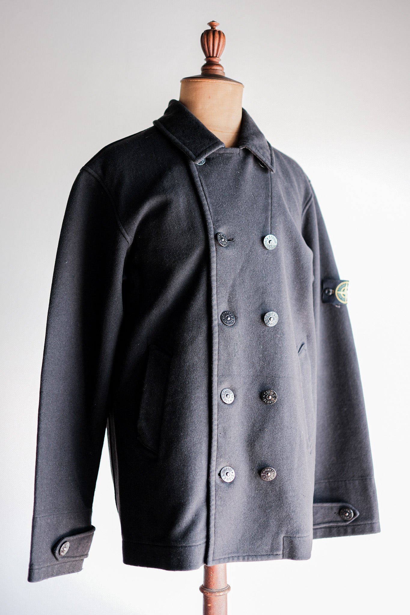 【06AW】Old STONE ISLAND Double Breasted Wool Jacket Size.L