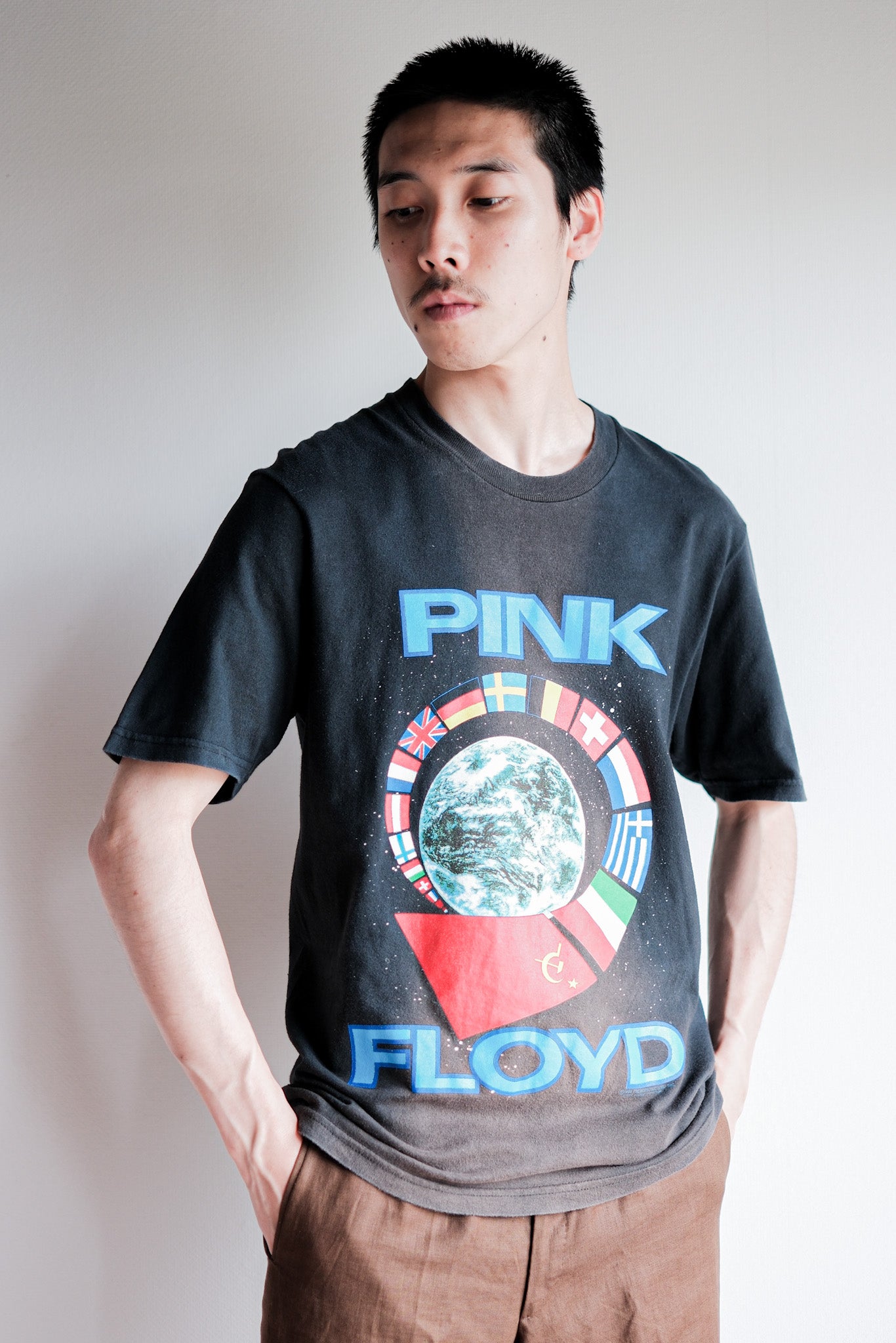 【~90's】Vintage Music Print T-shirt "PINK FLOYD"