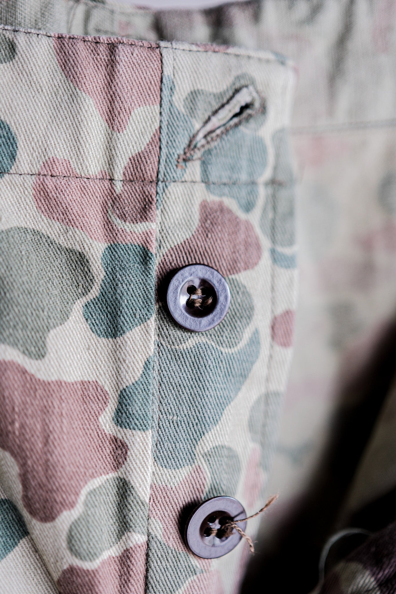 【~50's】Dutch Army Frogskin Camouflage Field Trousers Size.46