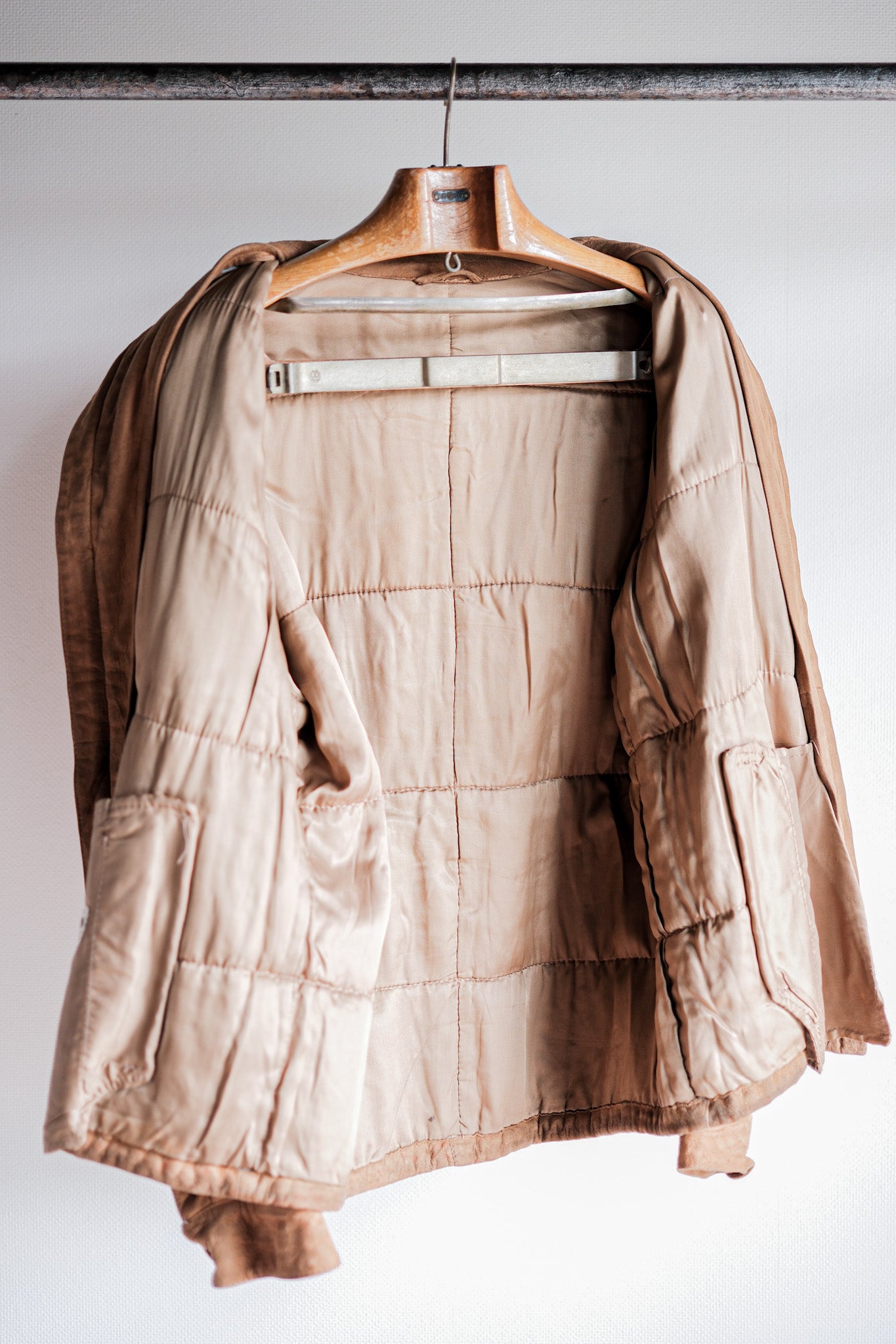 【~80's】Old GIORGIO ARMANI Suede Leather Jacket